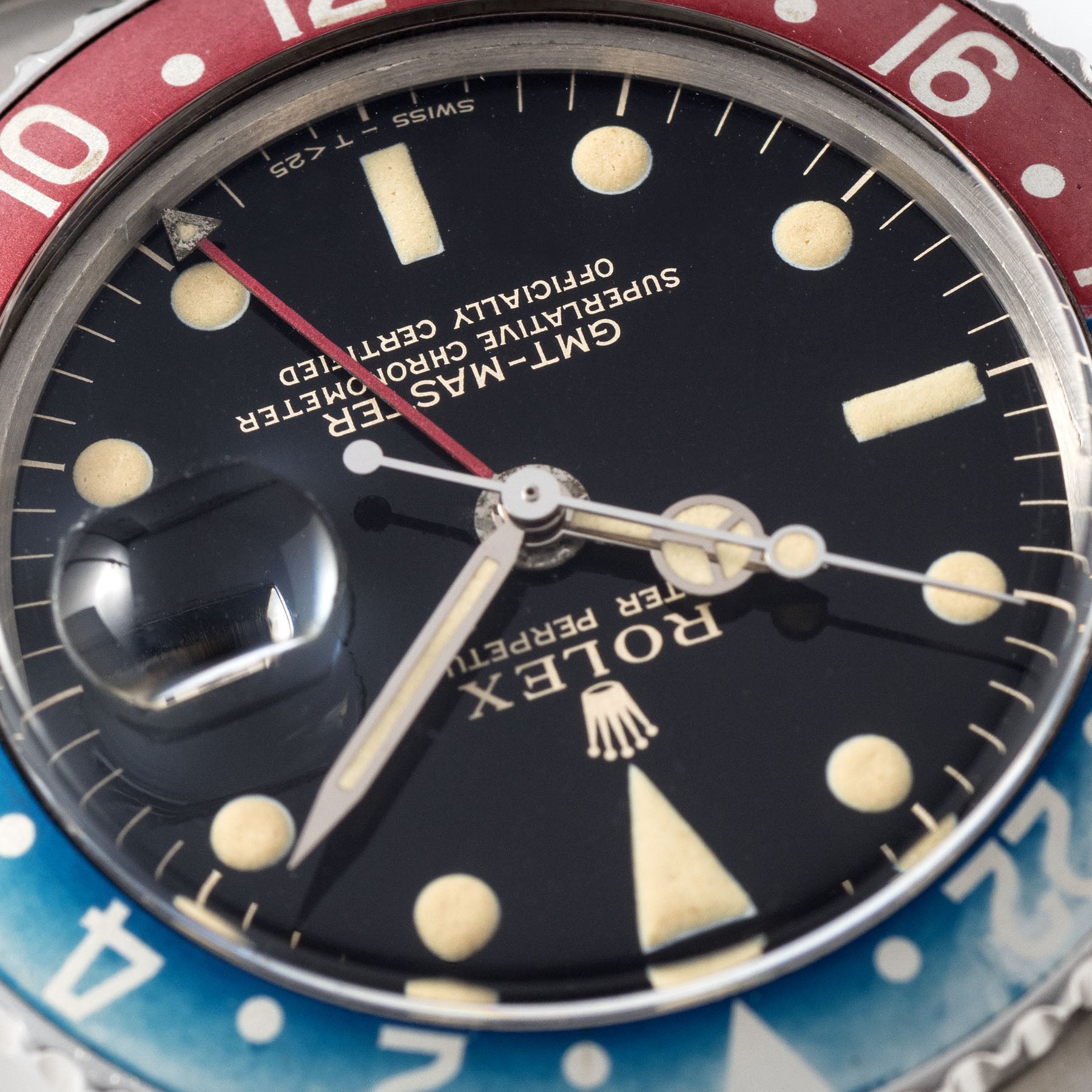 Rolex GMT Master 1675 PCG Gilt Dial Faded Bezel