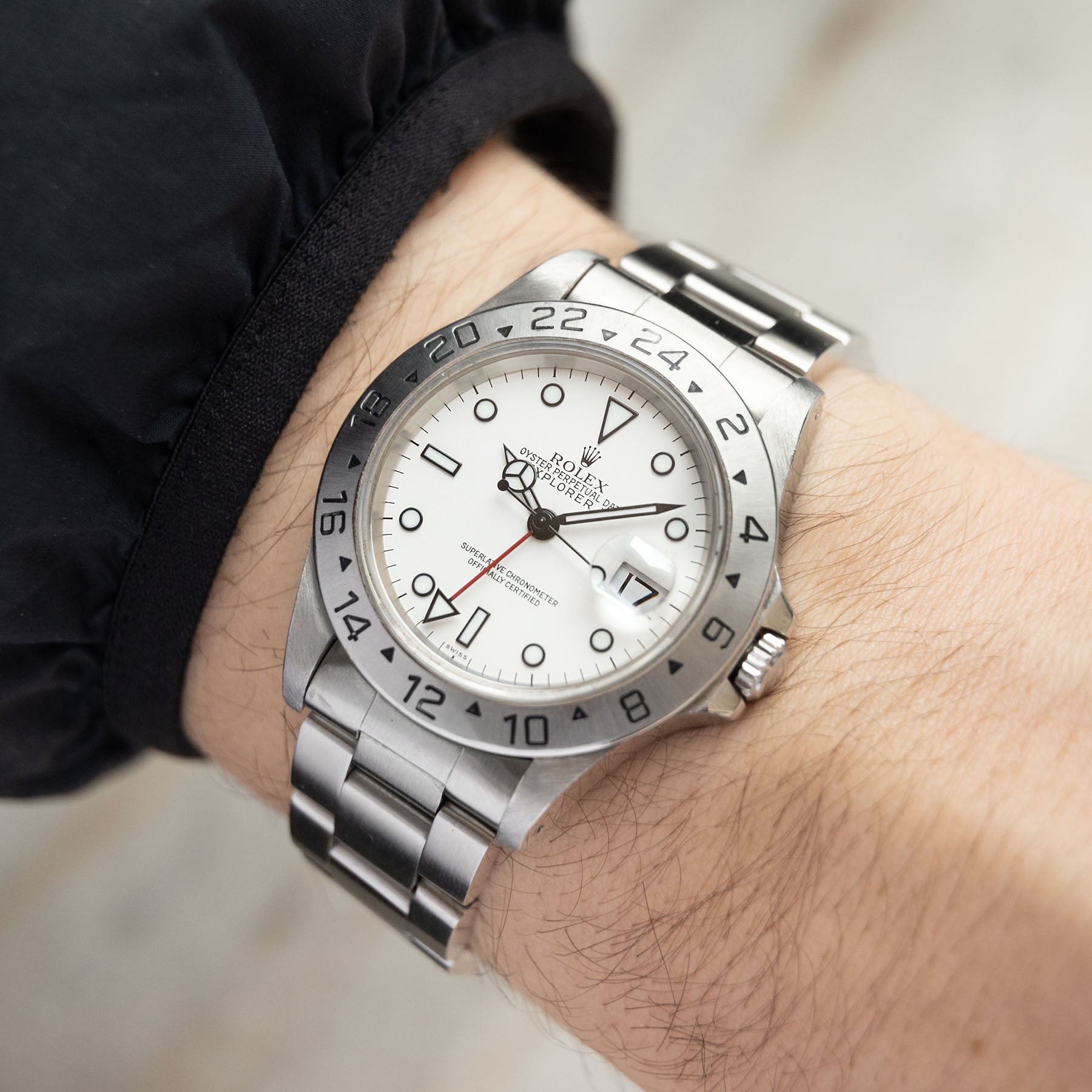 Rolex Explorer 2 White Polar Dial 16570