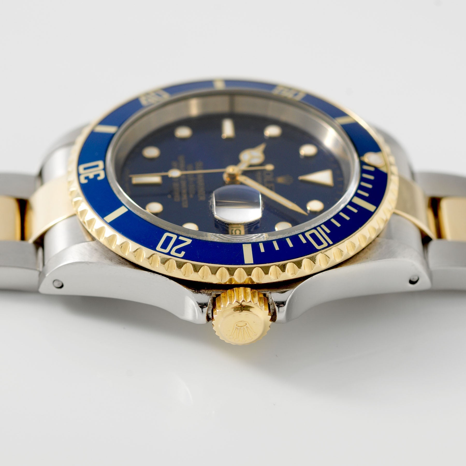 Rolex Submariner Date Blue Dial Two-Tone 16613