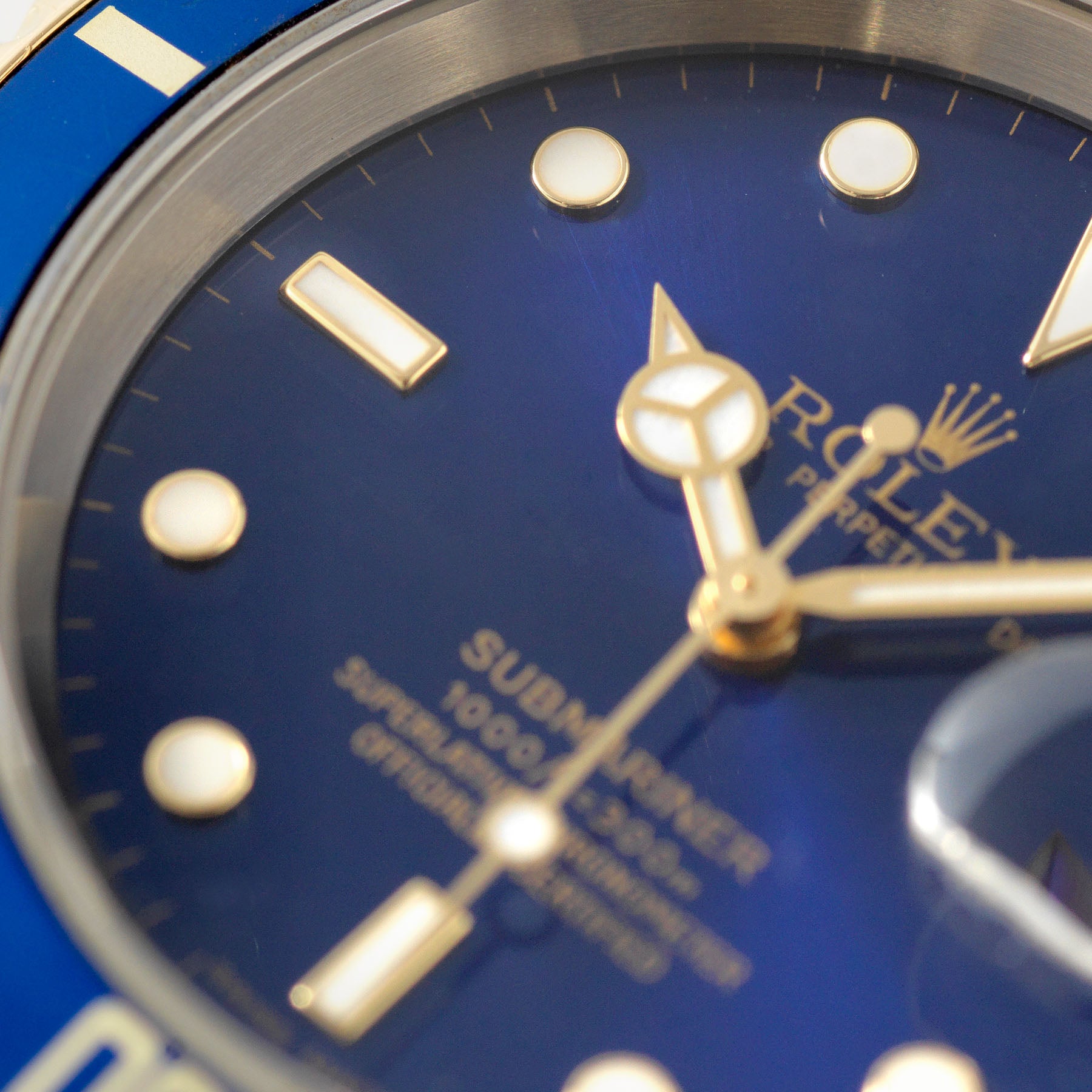 Rolex Submariner Date Blue Dial Two-Tone 16613