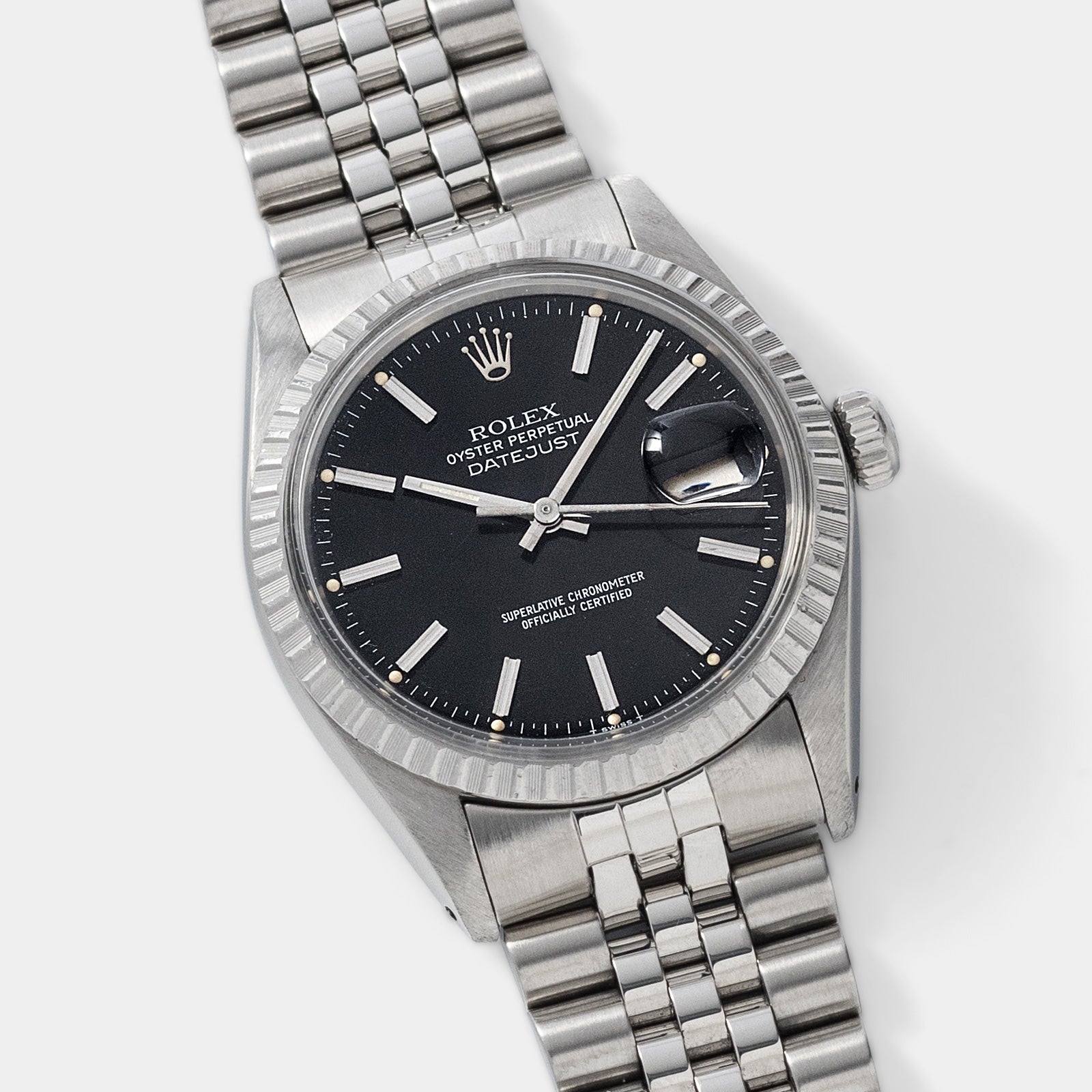 Rolex Datejust Black Dial 16030