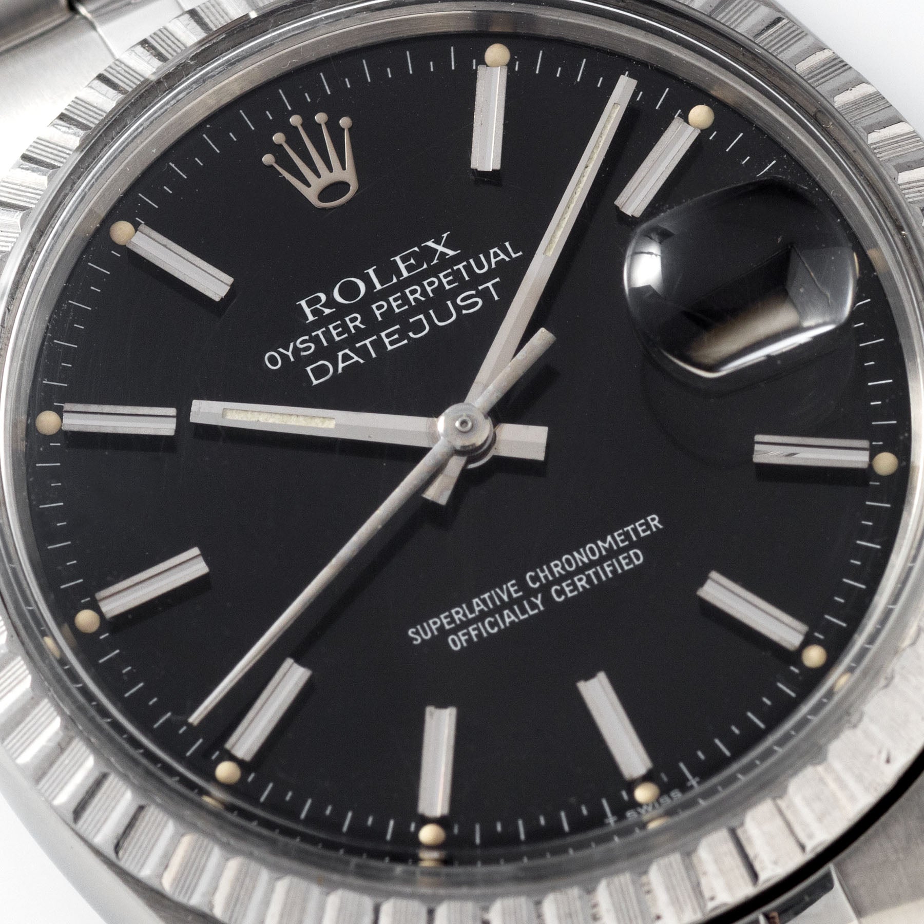 Rolex Datejust Black Dial 16030