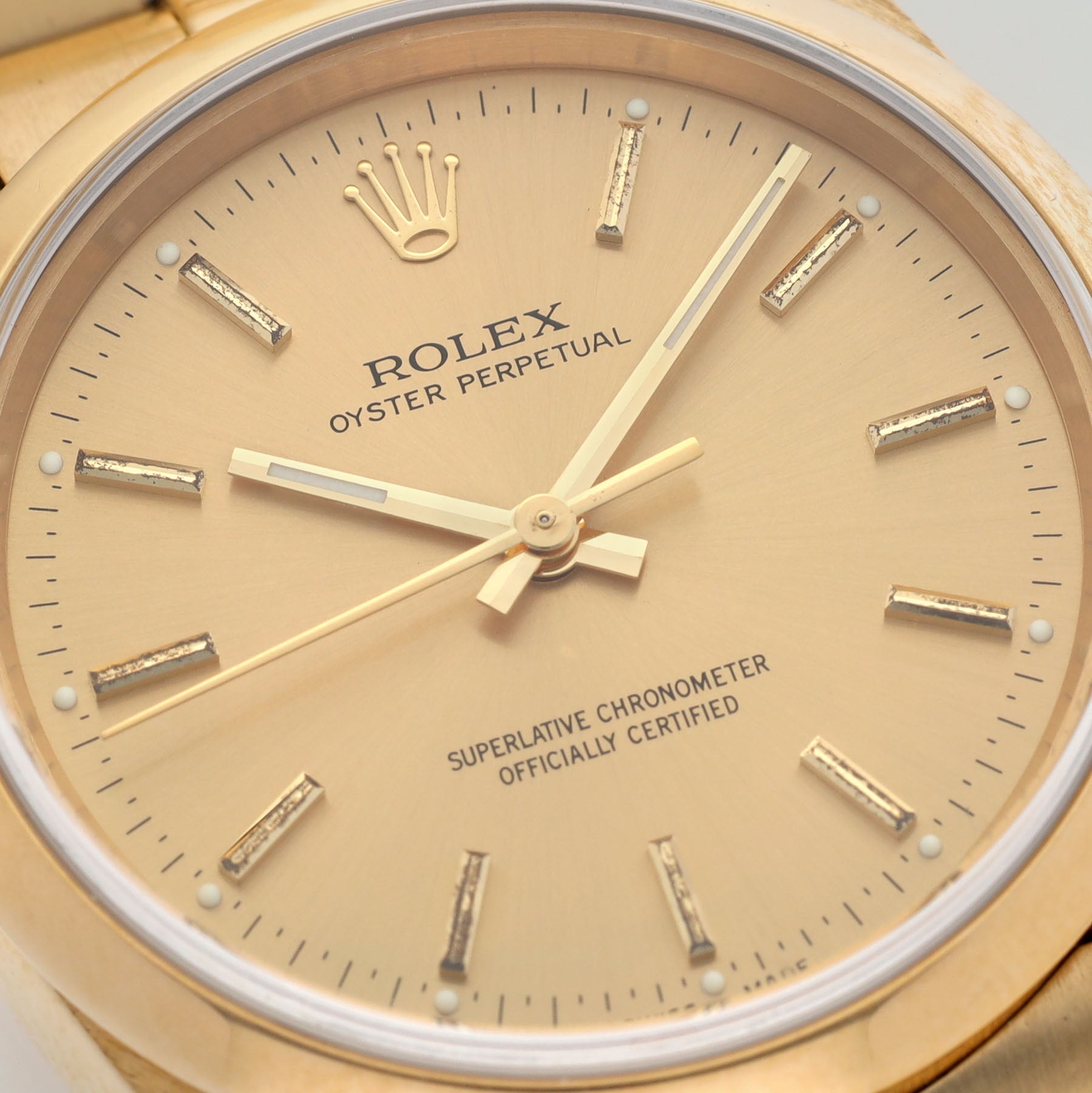 Rolex Oyster Perpetual 14208M Yellow Gold