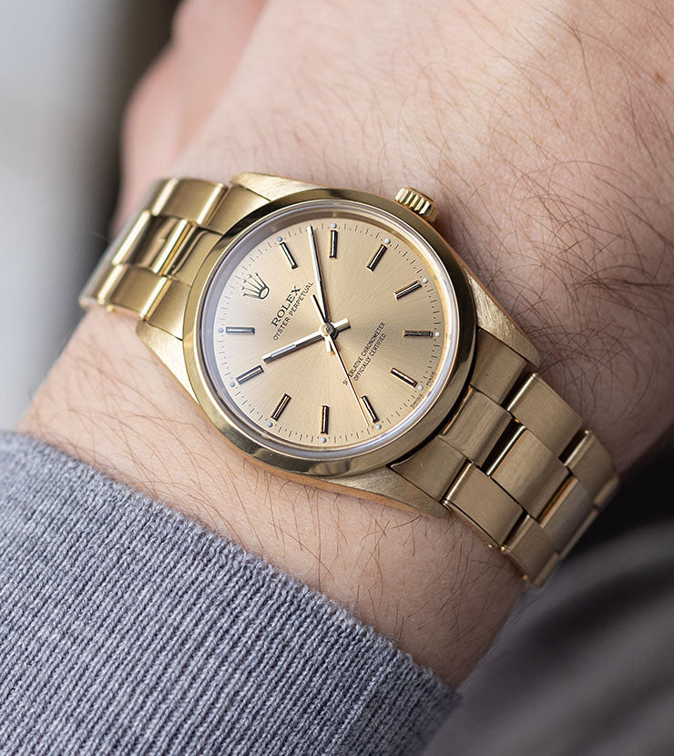 Rolex Oyster Perpetual 14208M Yellow Gold