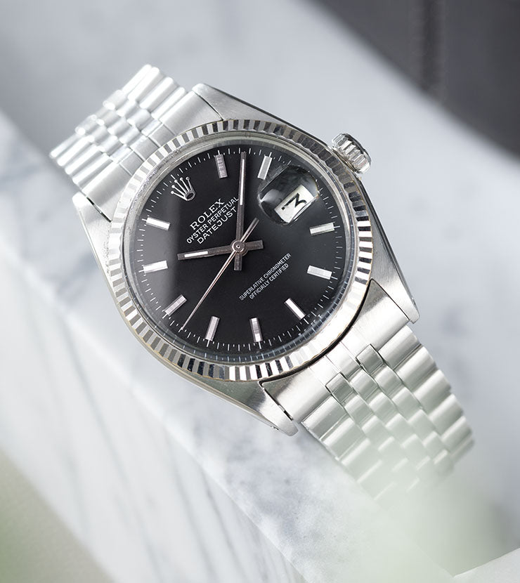 Rolex Datejust 1601 Matte Black Dial