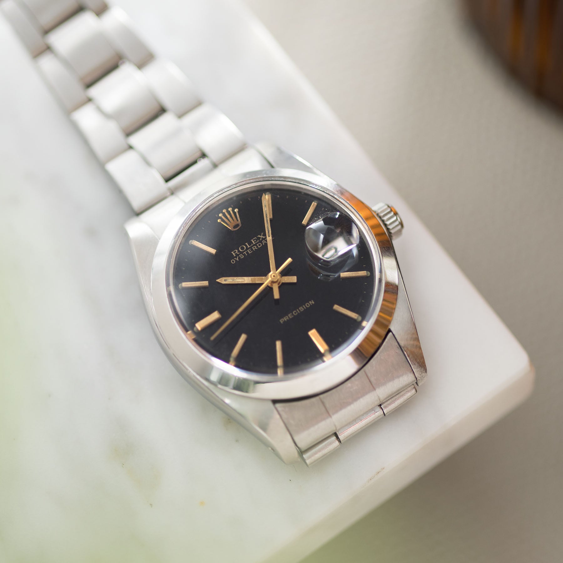 Rolex Oysterdate 6694 Black Dial