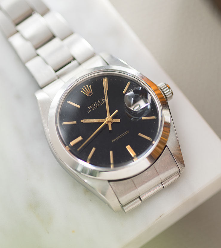 Rolex Oysterdate 6694 Black Dial