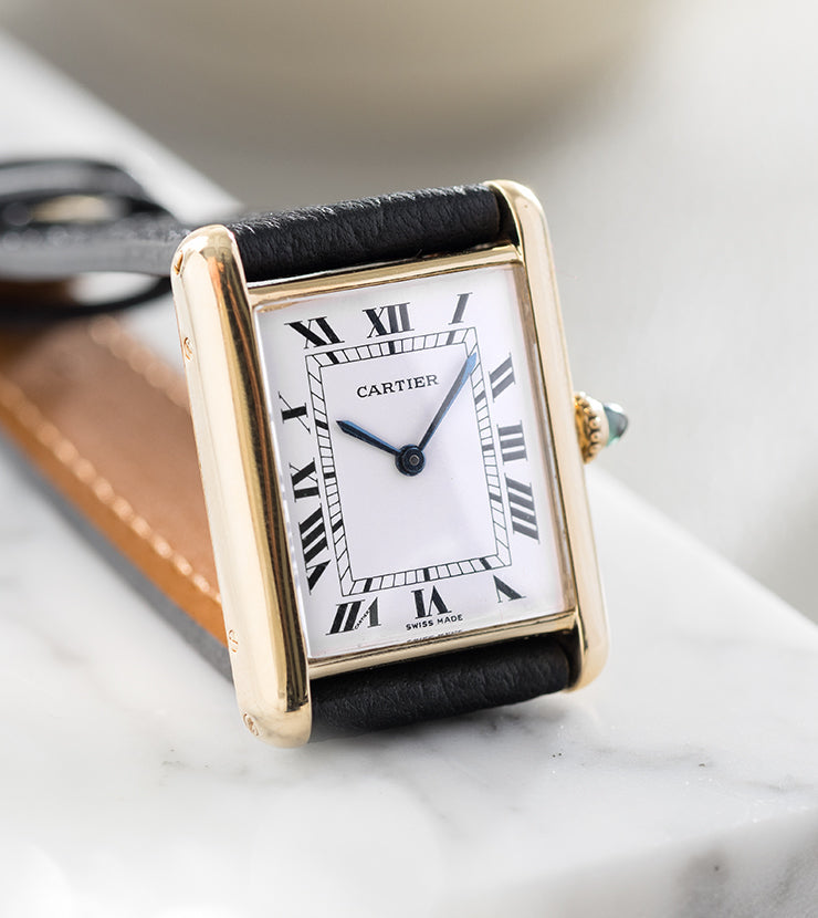 Cartier Tank Louis ref 78086 18kt Yellow Gold Mechanical Movement