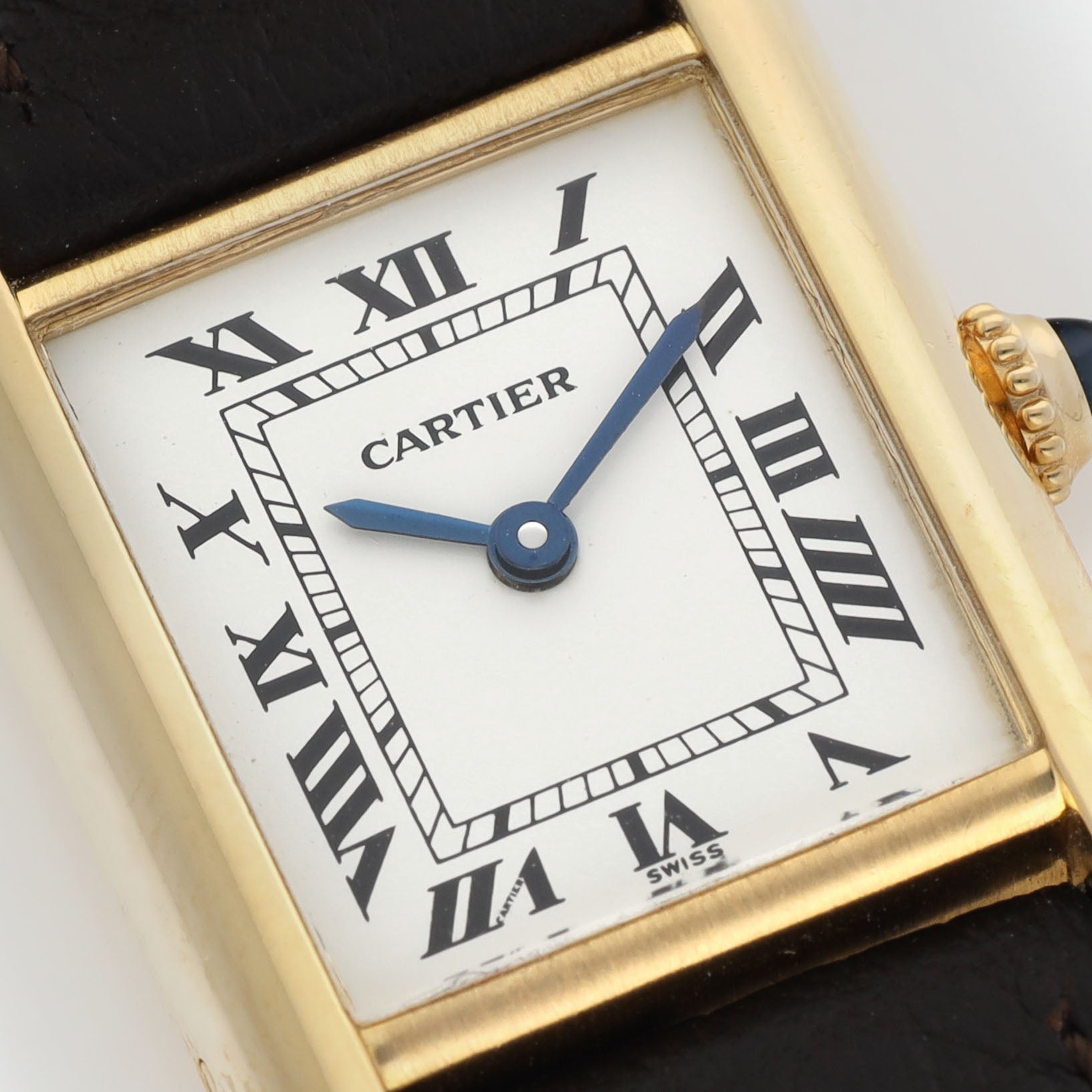 Cartier Tank Louis 18kt Yellow Gold Cartier Service Papers