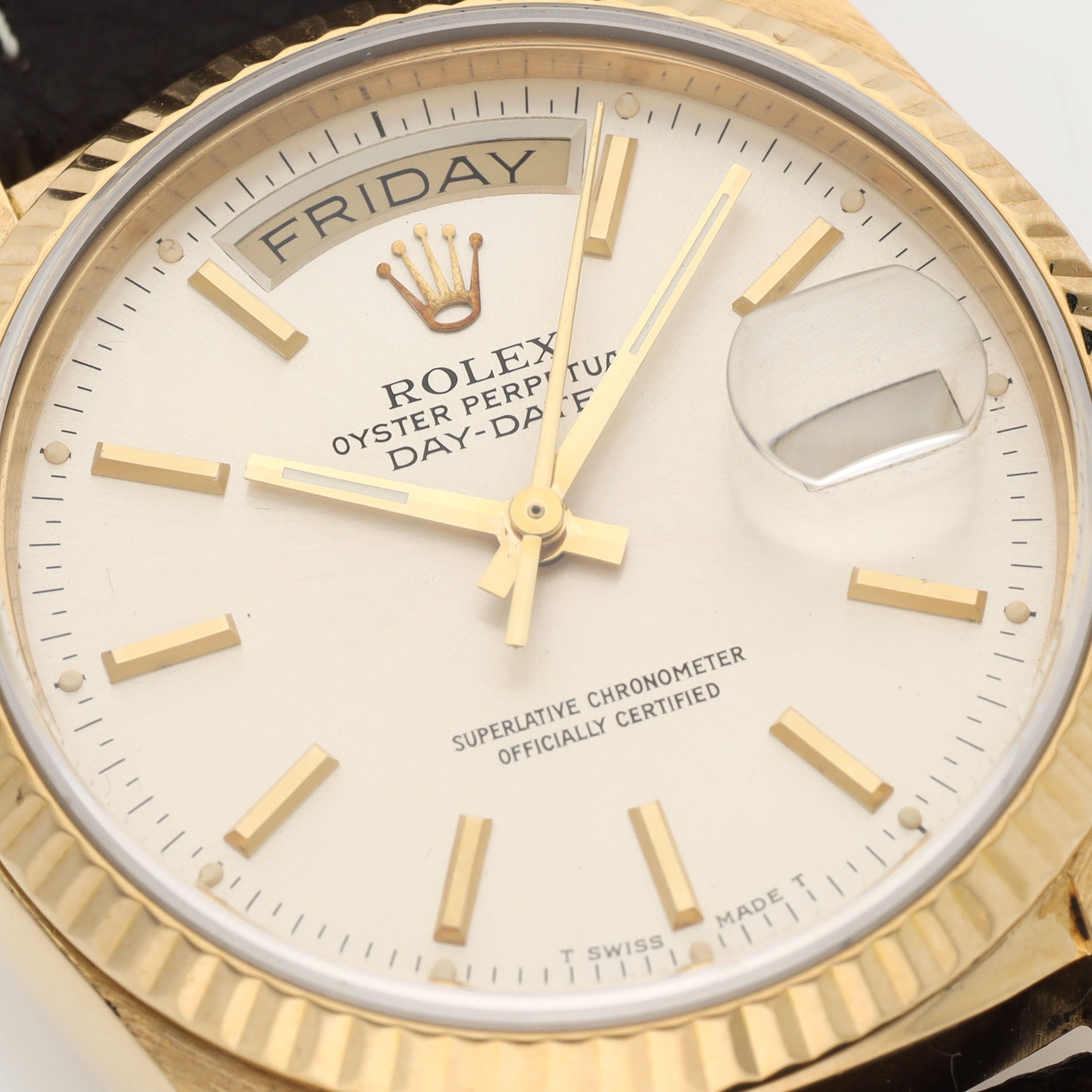 Rolex Day-Date 18038 Silver Dial