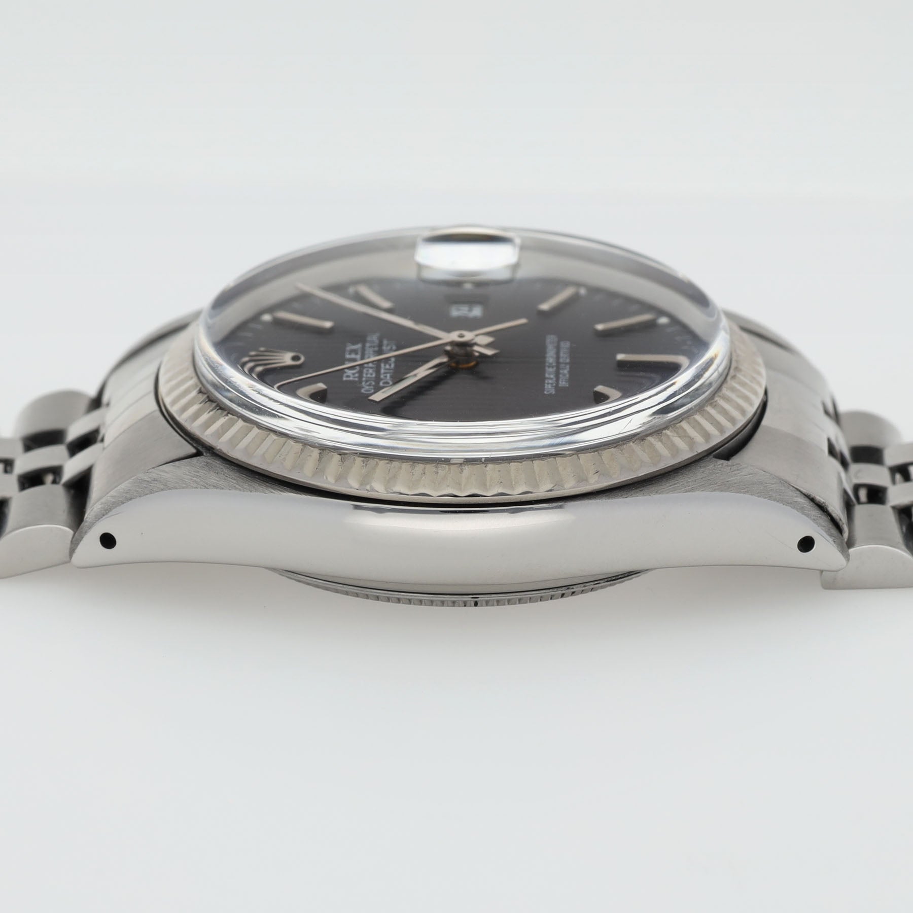 Rolex Datejust 16014 Grey Tapestry Dial