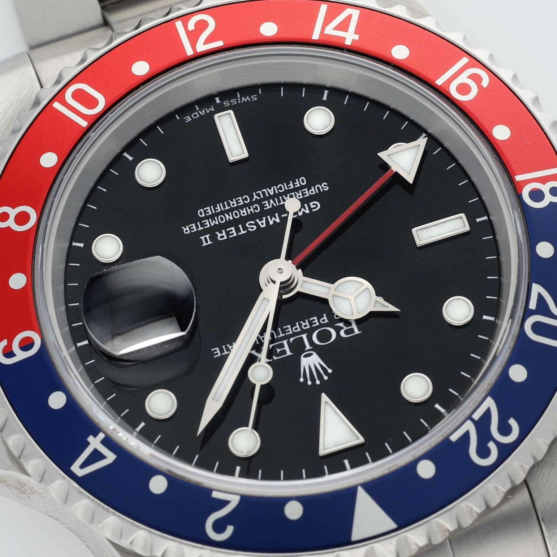 Rolex GMT-Master 2 16710 Pepsi Bezel Box and Papers