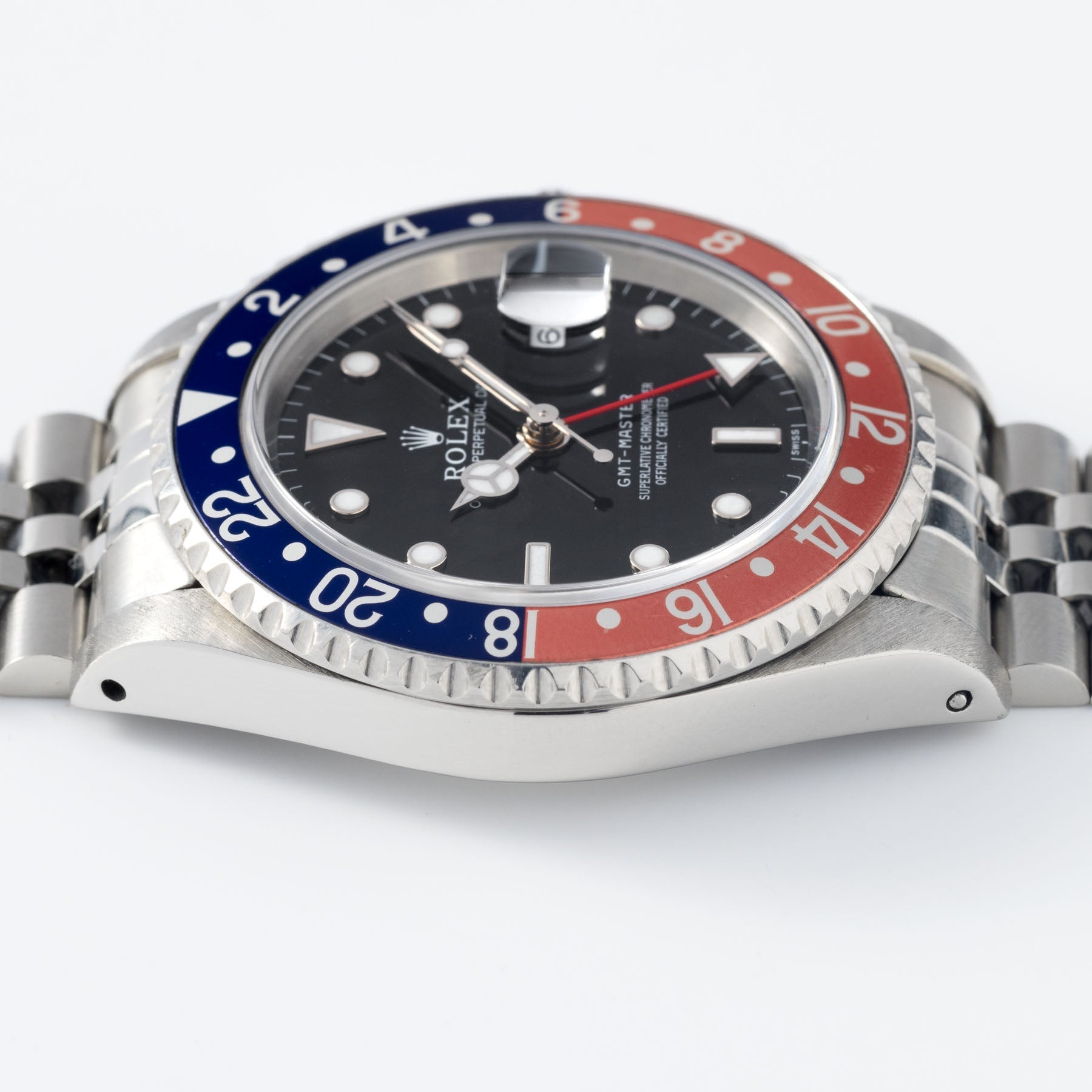 Rolex GMT-Master 16700 Faded Pepsi Swiss Only Dial