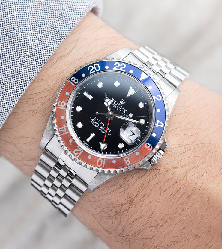 Rolex GMT-Master 16700 Faded Pepsi Swiss Only Dial