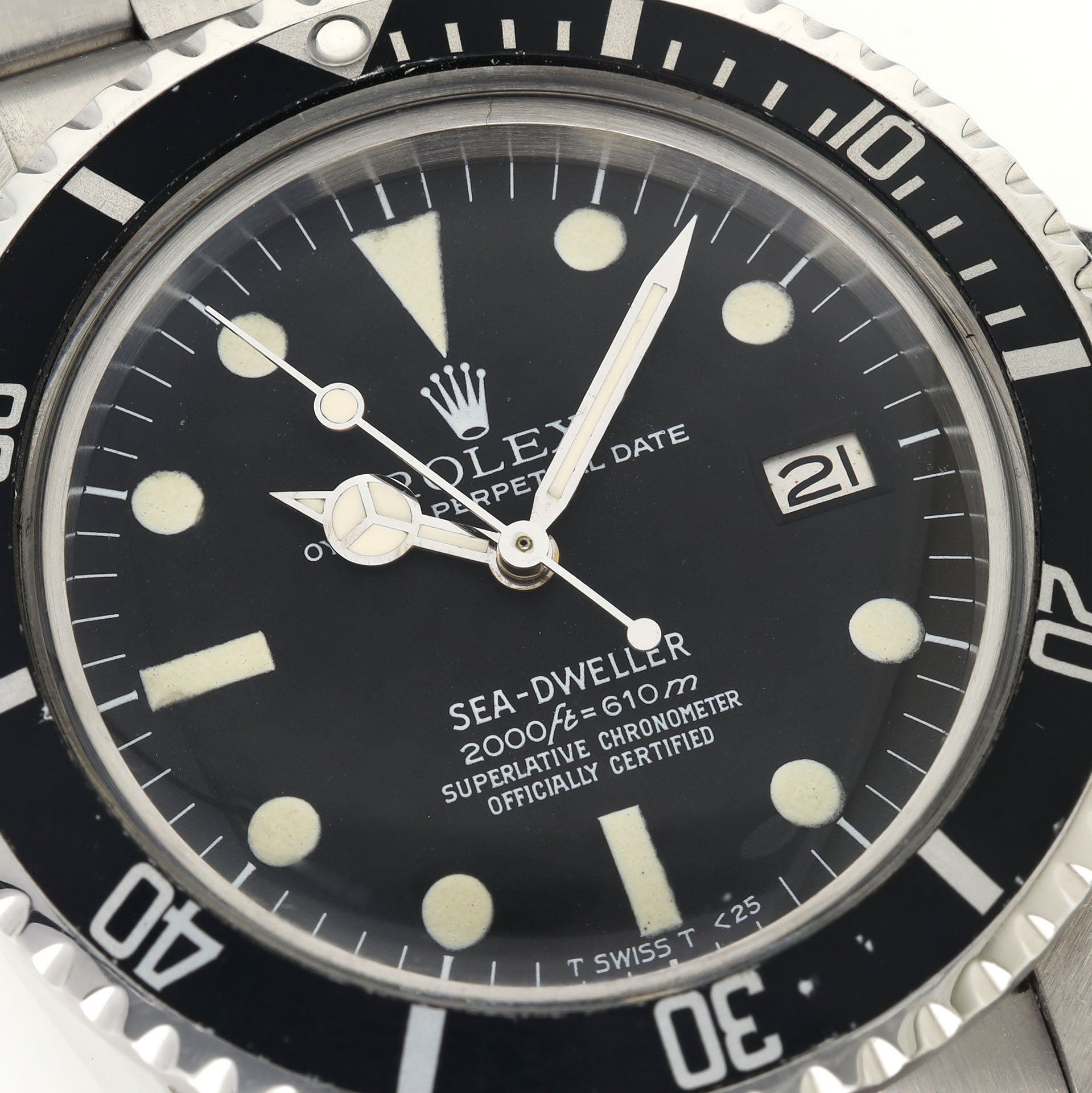 Rolex Seadweller 1665 Rare Stunning Rail Dial