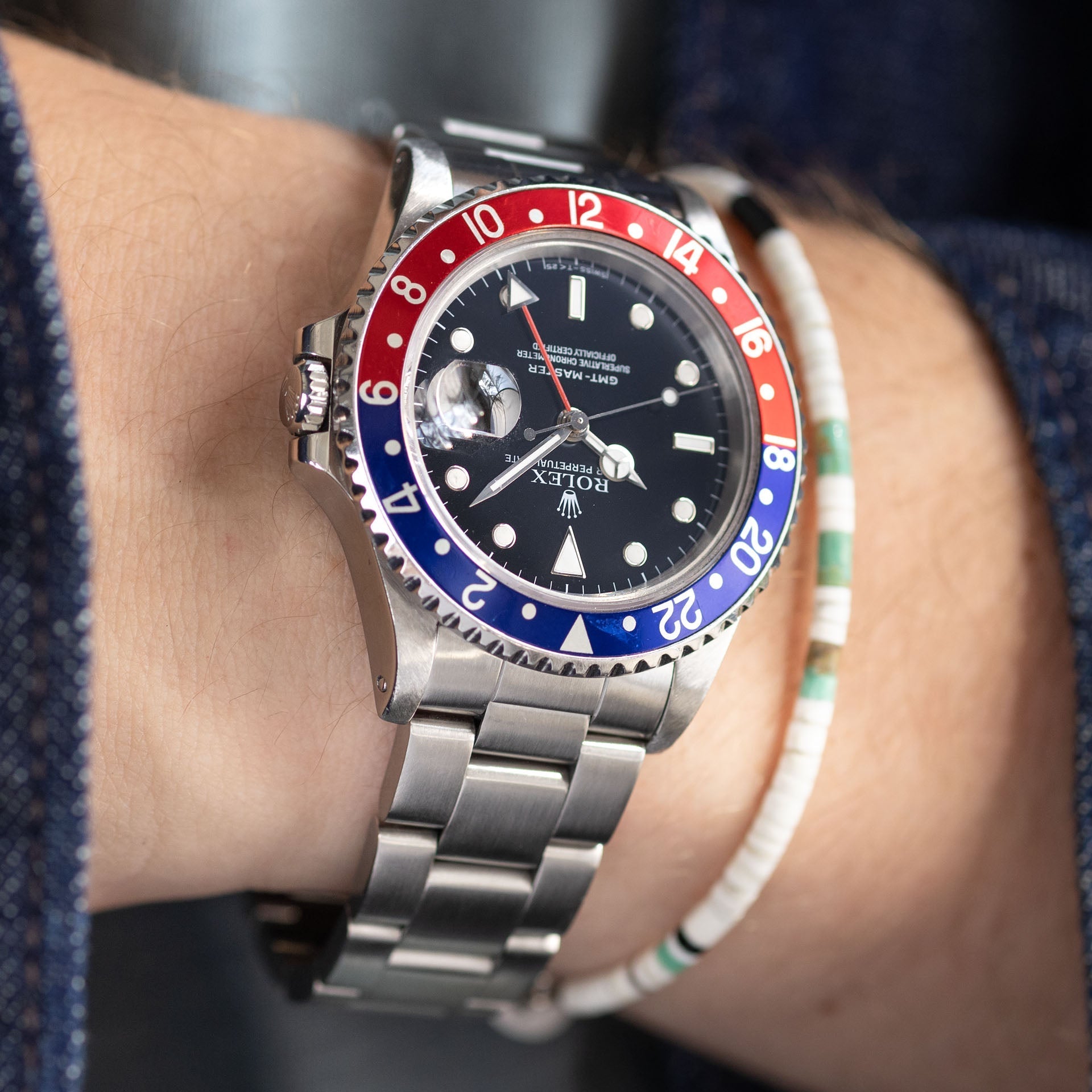 Rolex GMT-Master 16700 Pepsi Tritium Dial