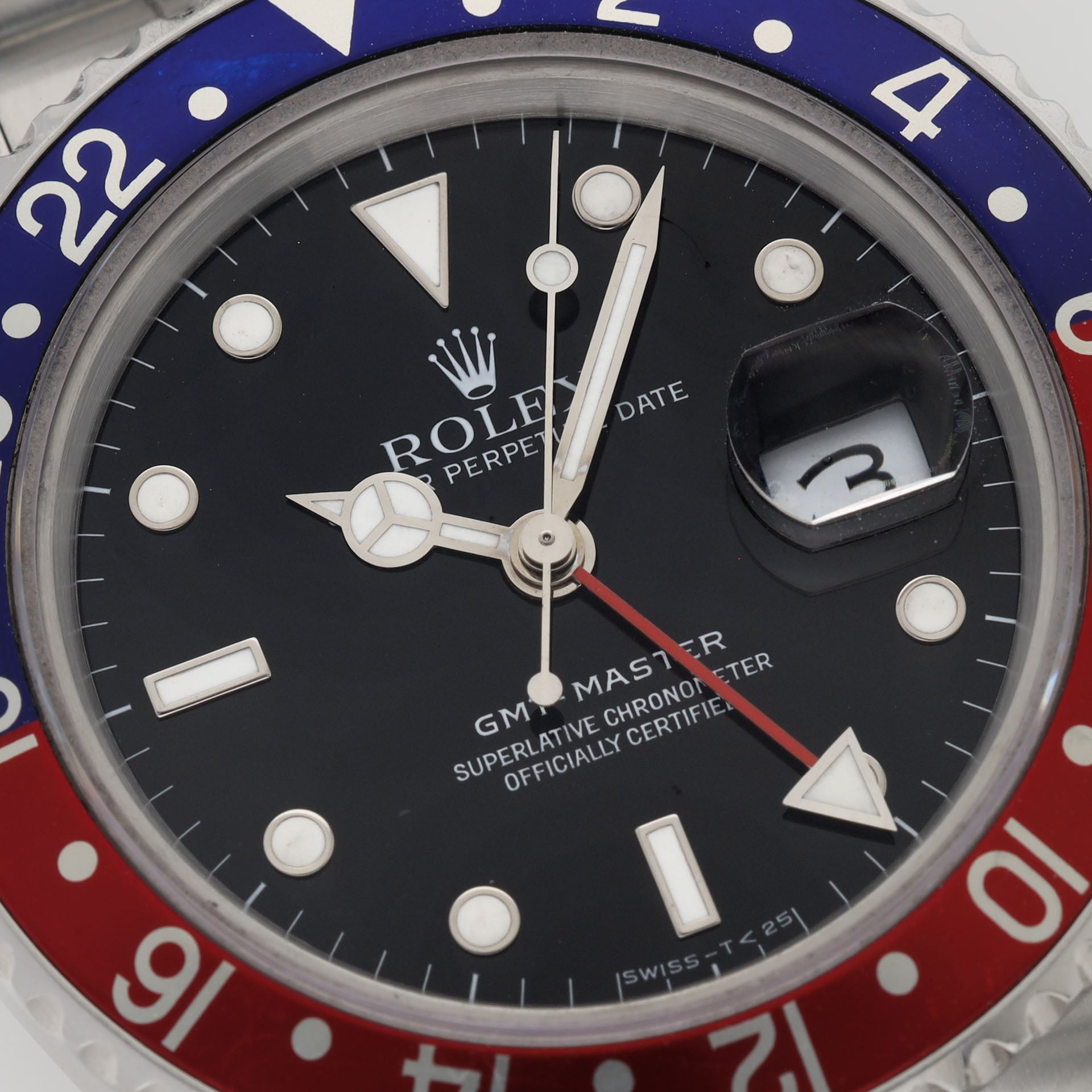 Rolex GMT-Master 16700 Pepsi Tritium Dial