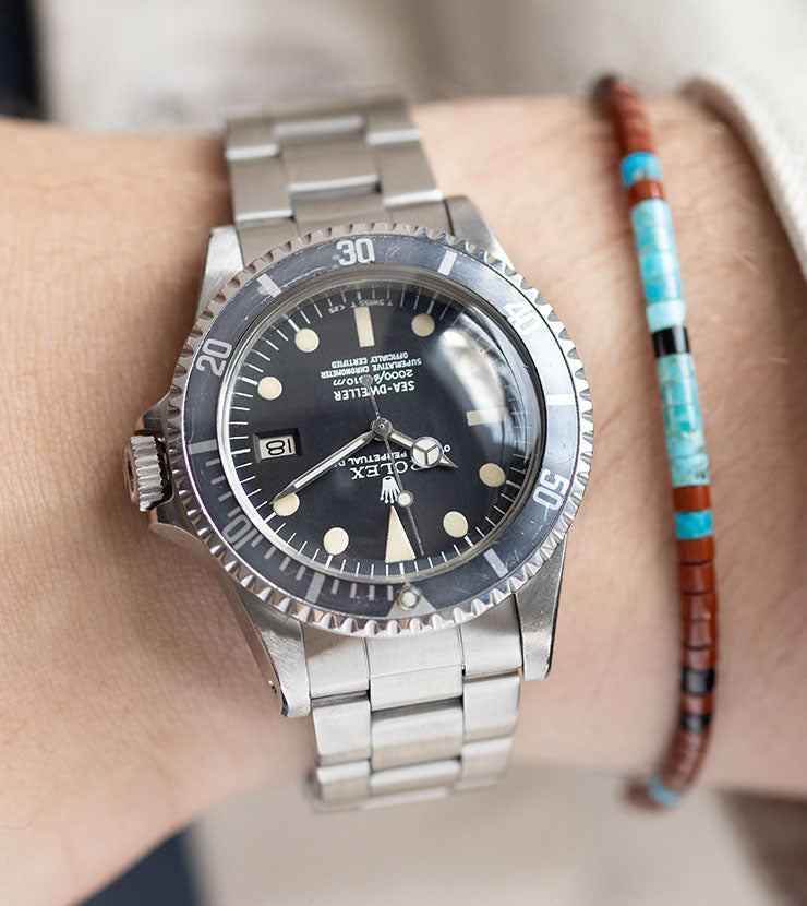 Rolex Seadweller 1665 Rail Dial Faded Bezel Incredible Case