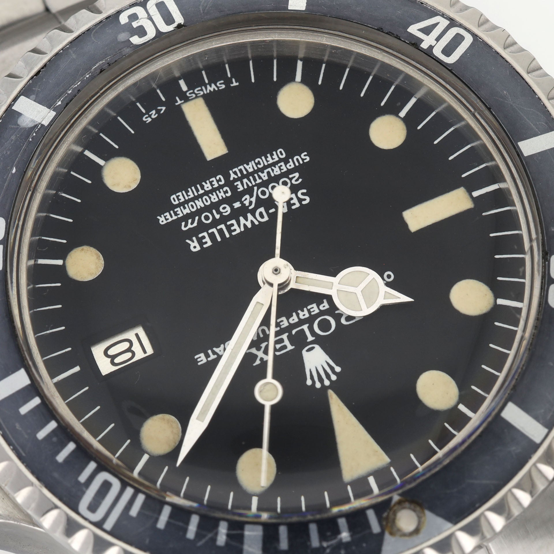 Rolex Seadweller 1665 Rail Dial Faded Bezel Incredible Case