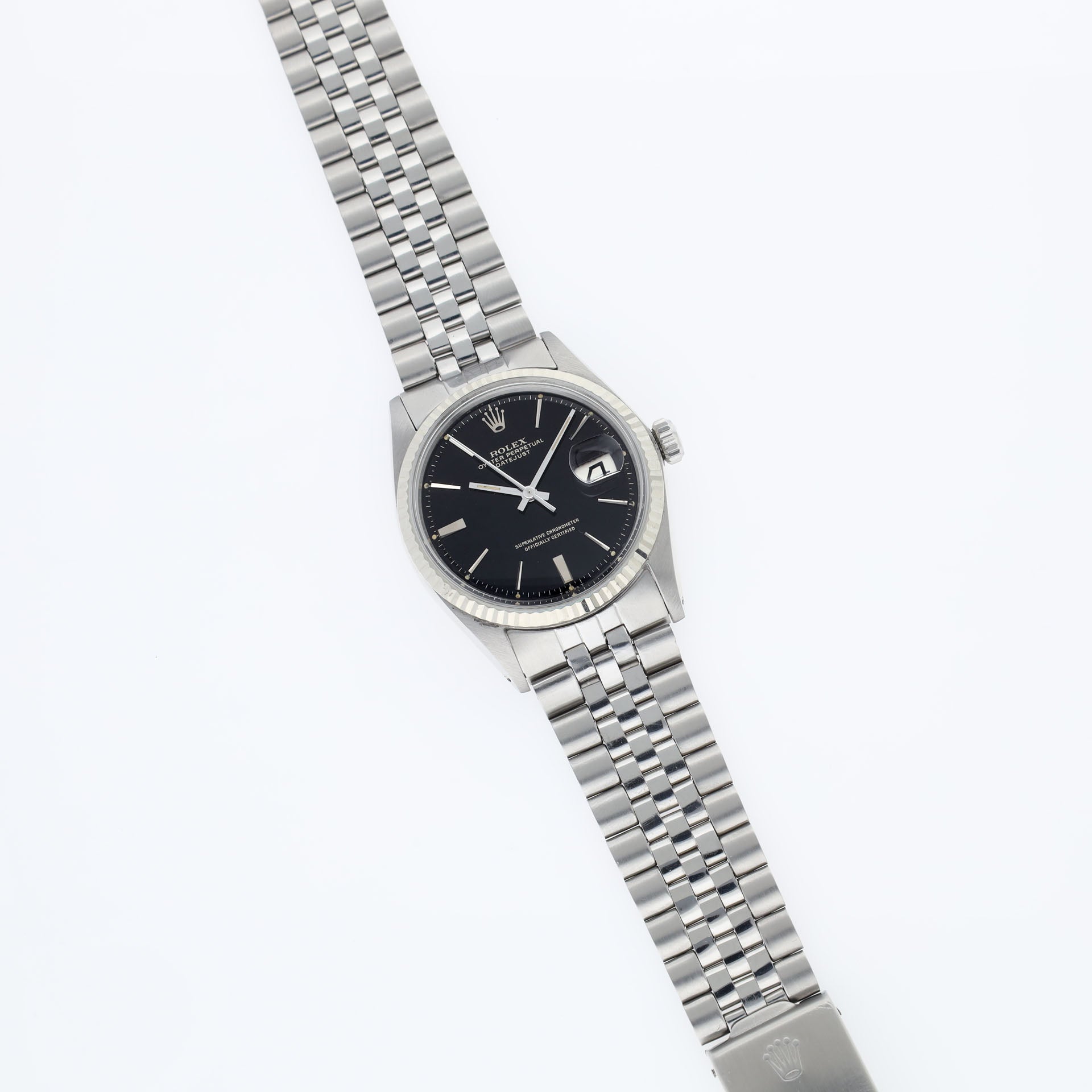 Rolex Datejust 1601 Black Gilt Dial