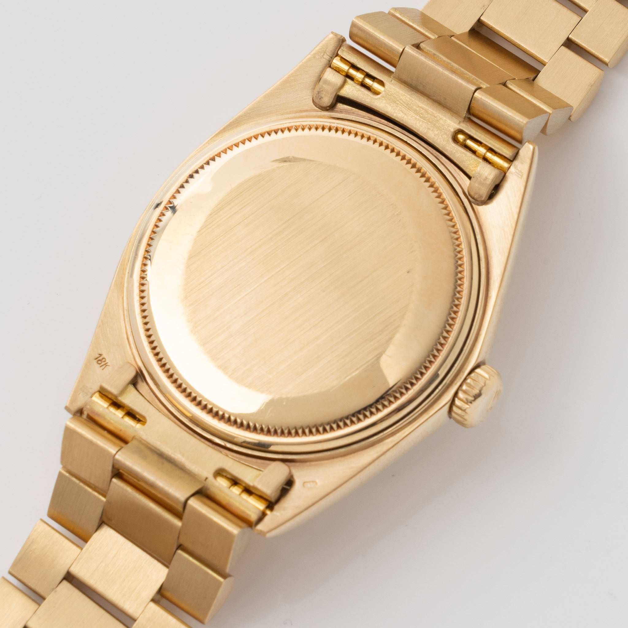 Rolex Datejust 1601/8 White Dial in 18k Yellow Gold