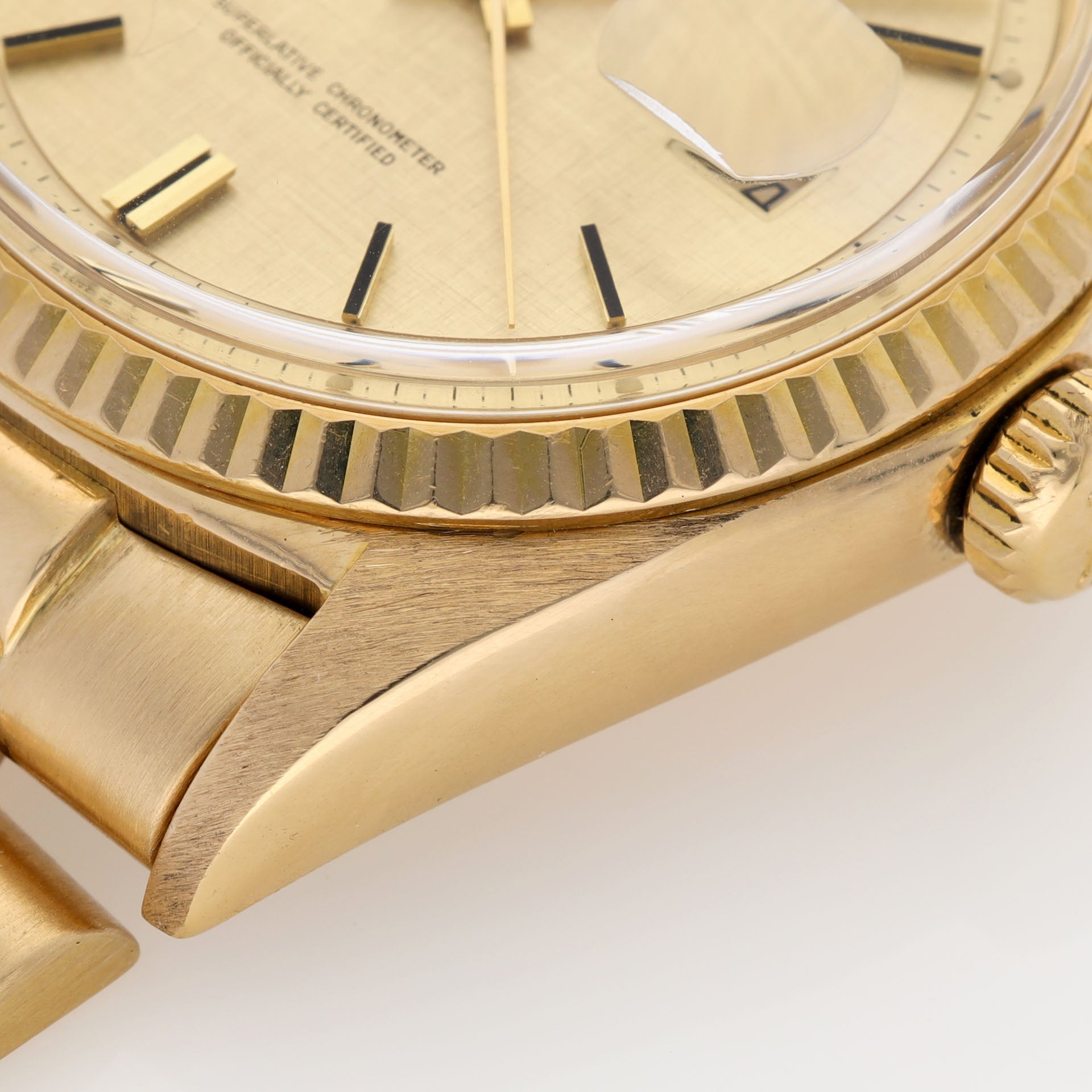 Rolex Day-Date 1803 Yellow Gold Linen Dial