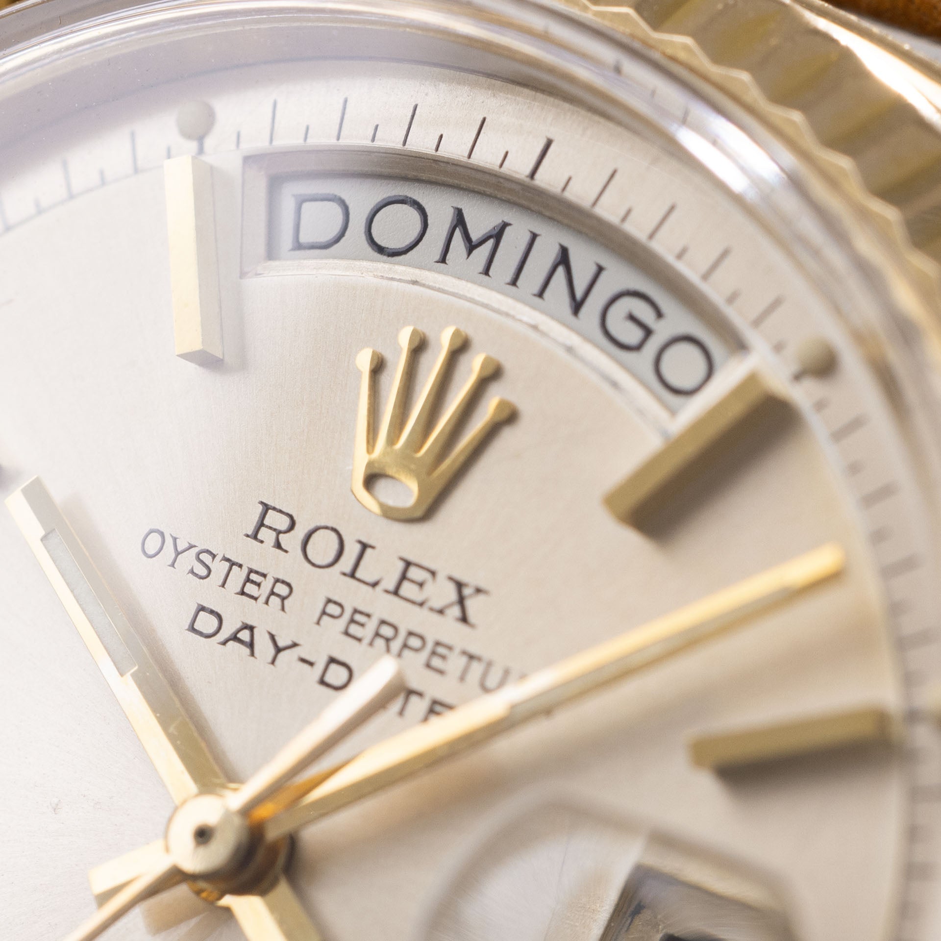 Rolex Day-Date 1803 Yellow Gold Cream Soleil Dial