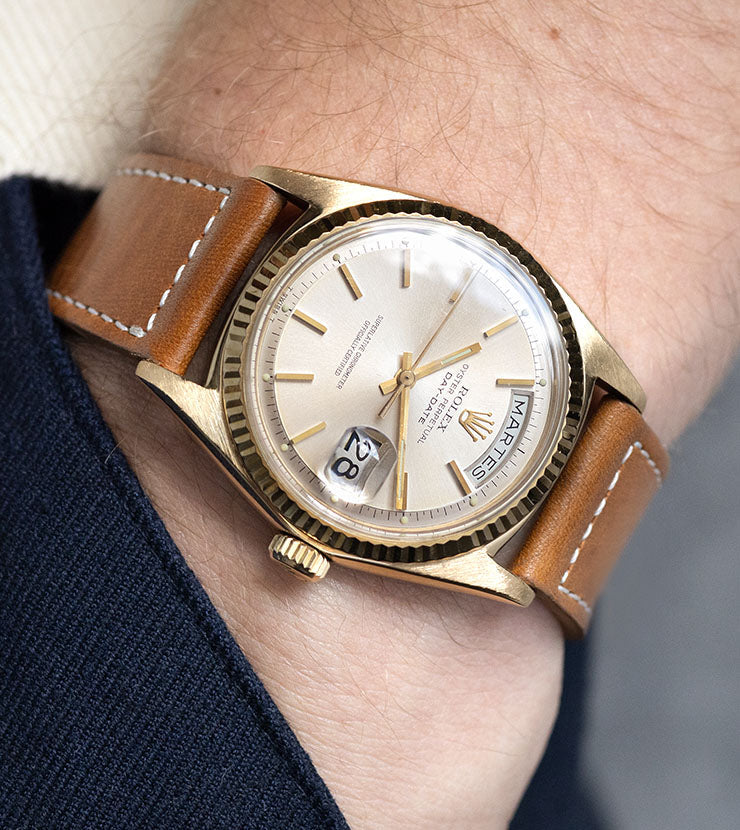 Rolex Day-Date 1803 Yellow Gold Cream Soleil Dial