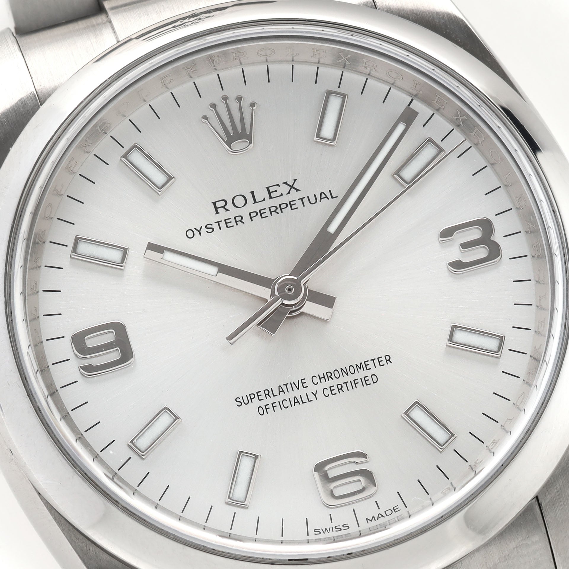 Rolex Oyster Perpetual 114200 Silver Explorer Dial