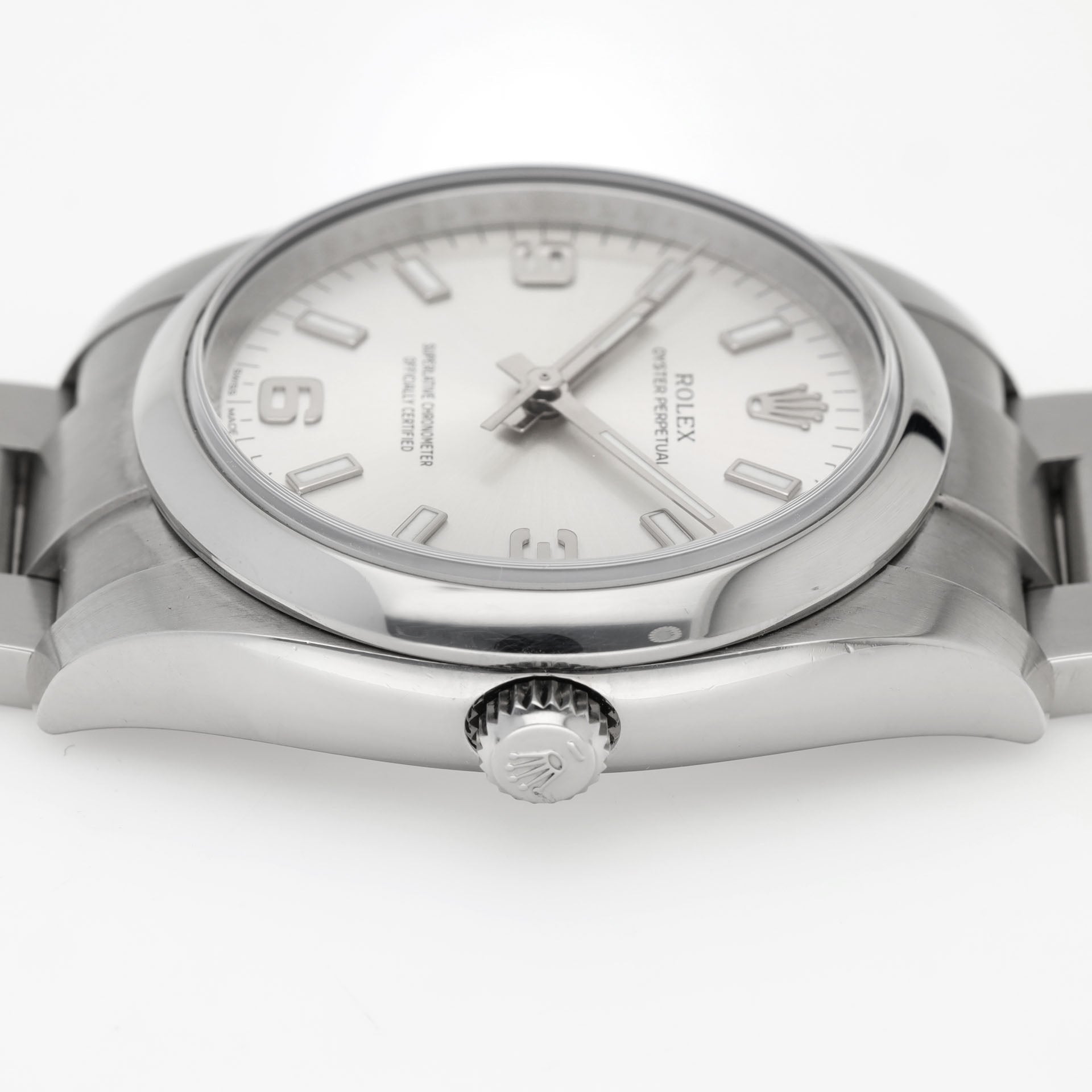 Rolex Oyster Perpetual 114200 Silver Explorer Dial