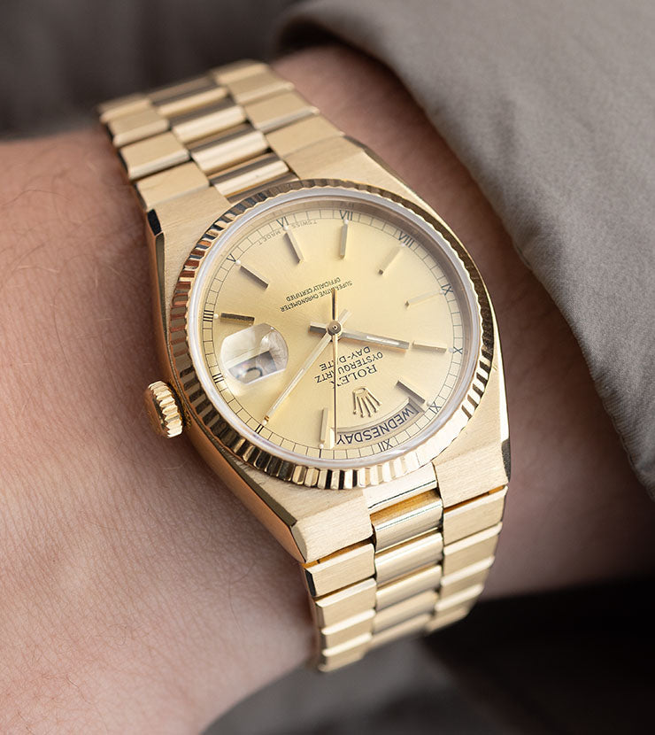 Rolex Oysterquartz Day-Date 19018 Champagne Dial