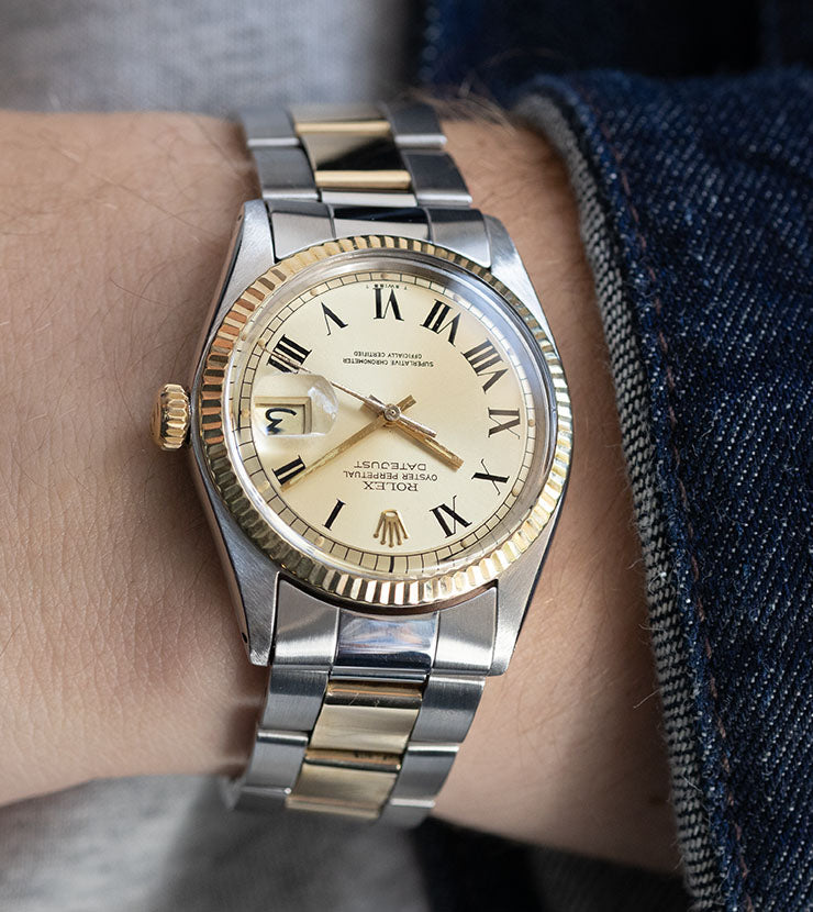 Rolex Datejust 1601 Steel and Gold Buckley Dial