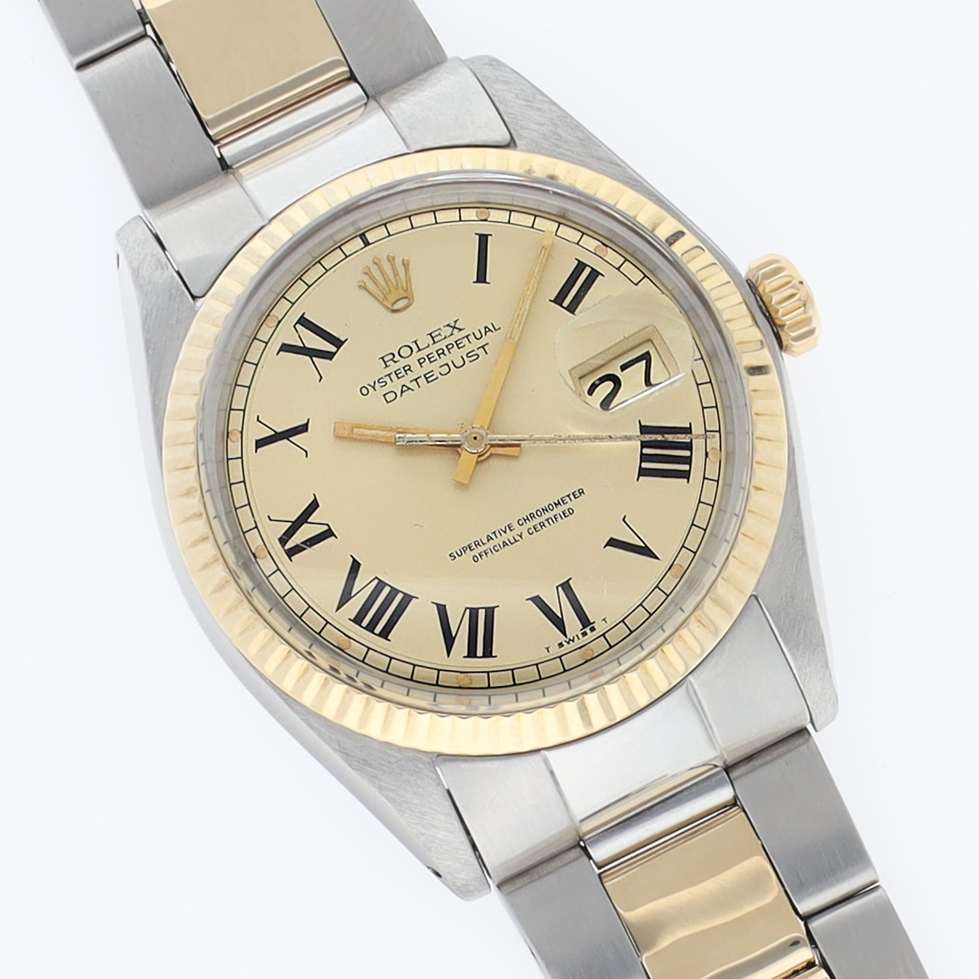 Rolex Datejust 1601 Steel and Gold Buckley Dial