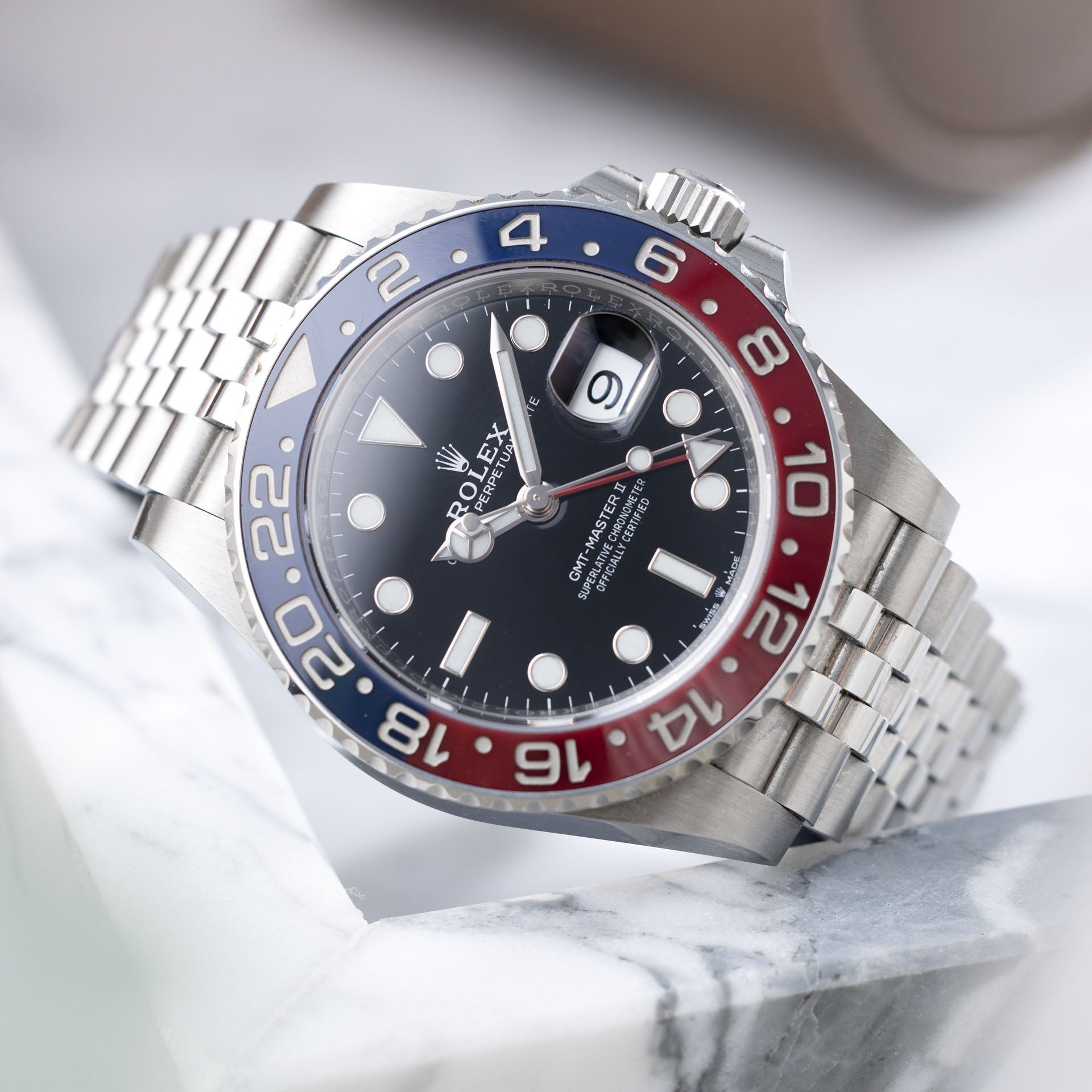 Gmt master 2 ceramic bezel best sale