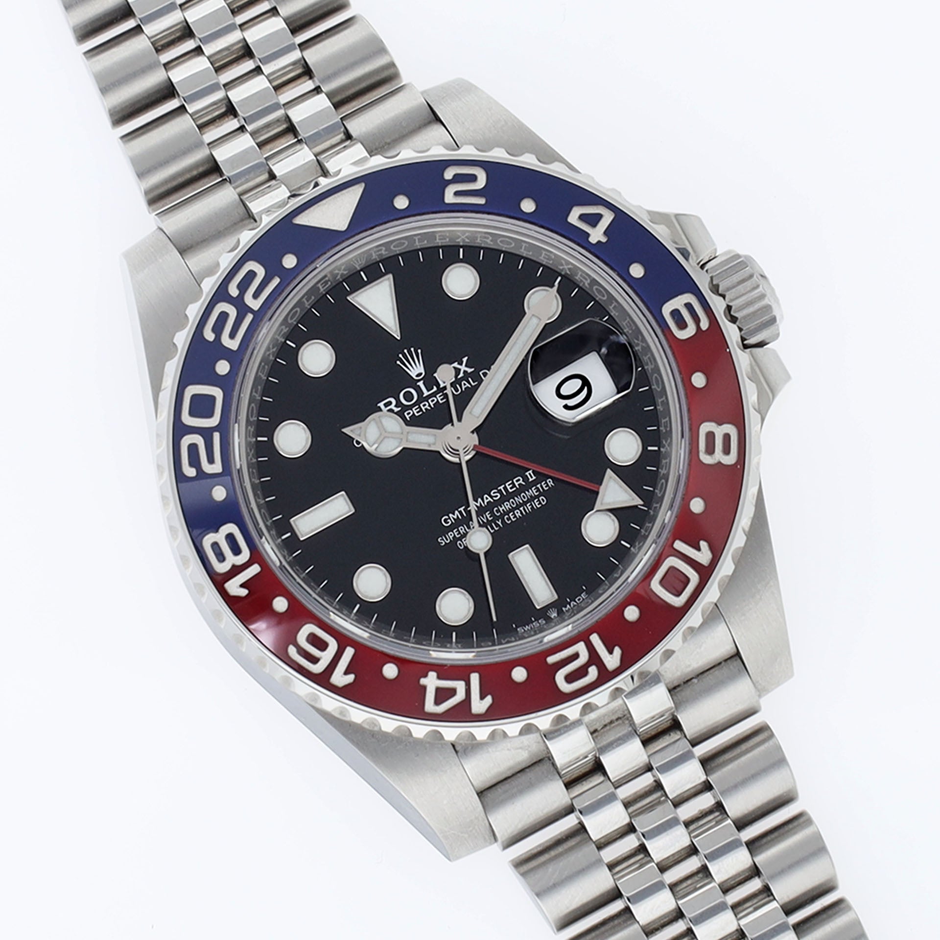 Rolex GMT-Master 2 126710 BLRO Pepsi Ceramic Bezel Full Set