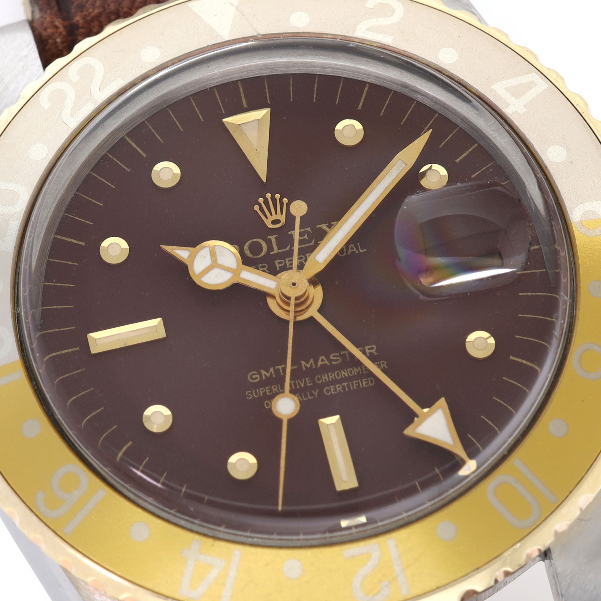 Rolex GMT-Master Matte Brown Nipple Dial Root Beer ref 1675