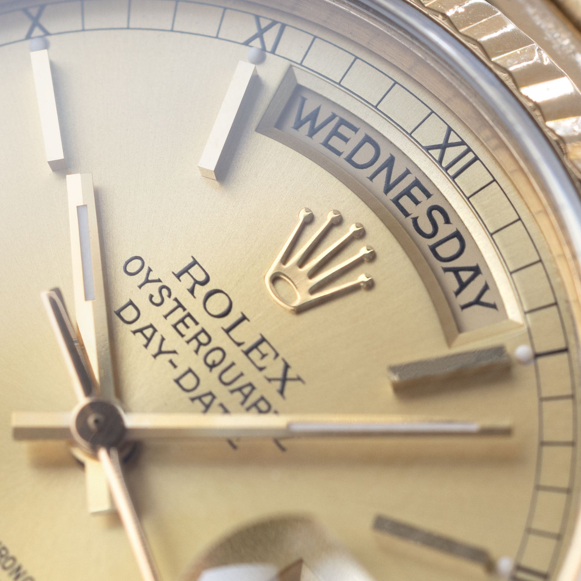 Rolex Oysterquartz Day-Date 19018 Champagne Dial