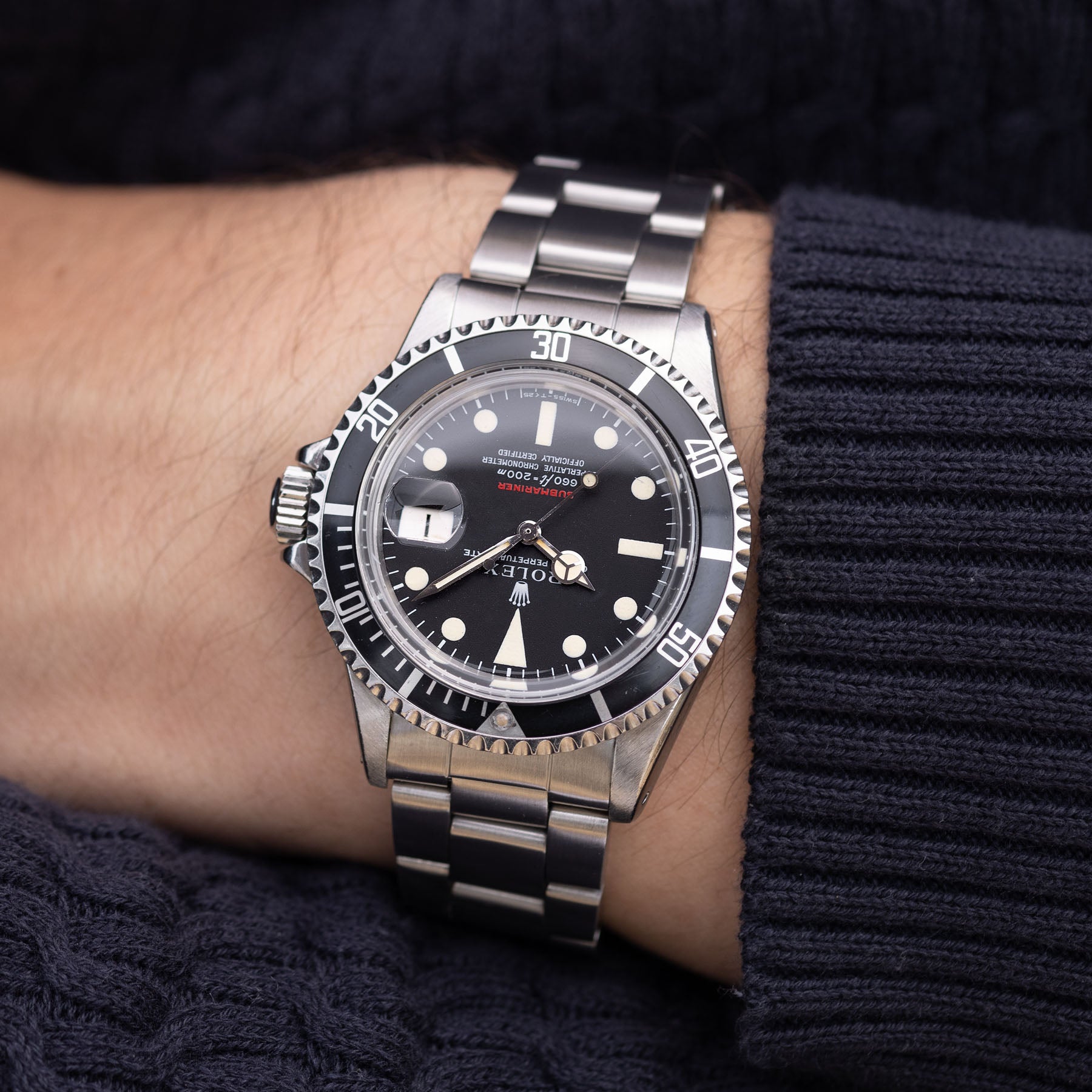 Rolex Submariner Date 1680 Mk4 Red Sub Dial