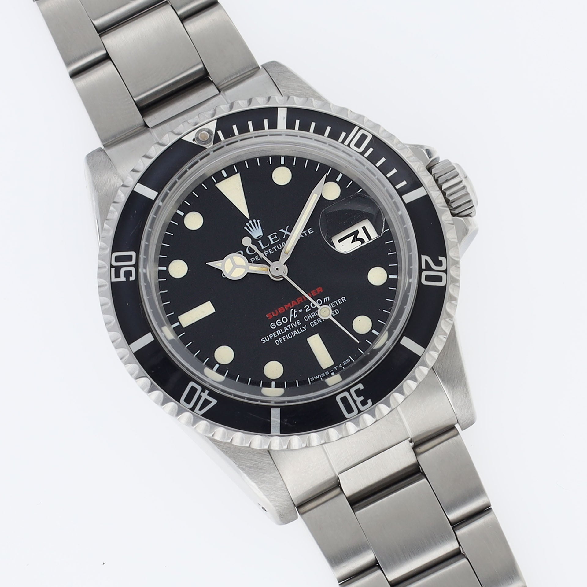 Rolex Submariner Date 1680 Mk4 Red Sub Dial