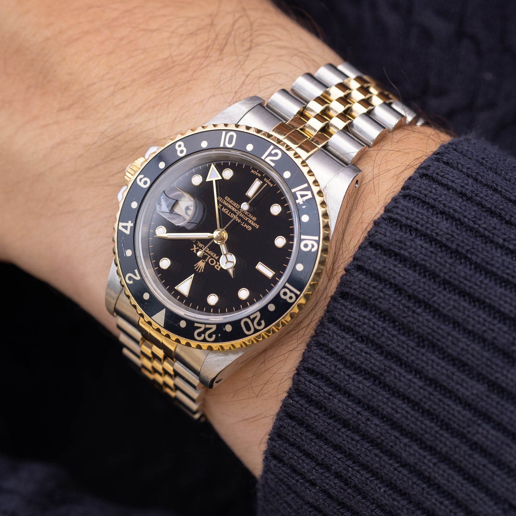 Rolex GMT-Master 2 16713 Black Dial