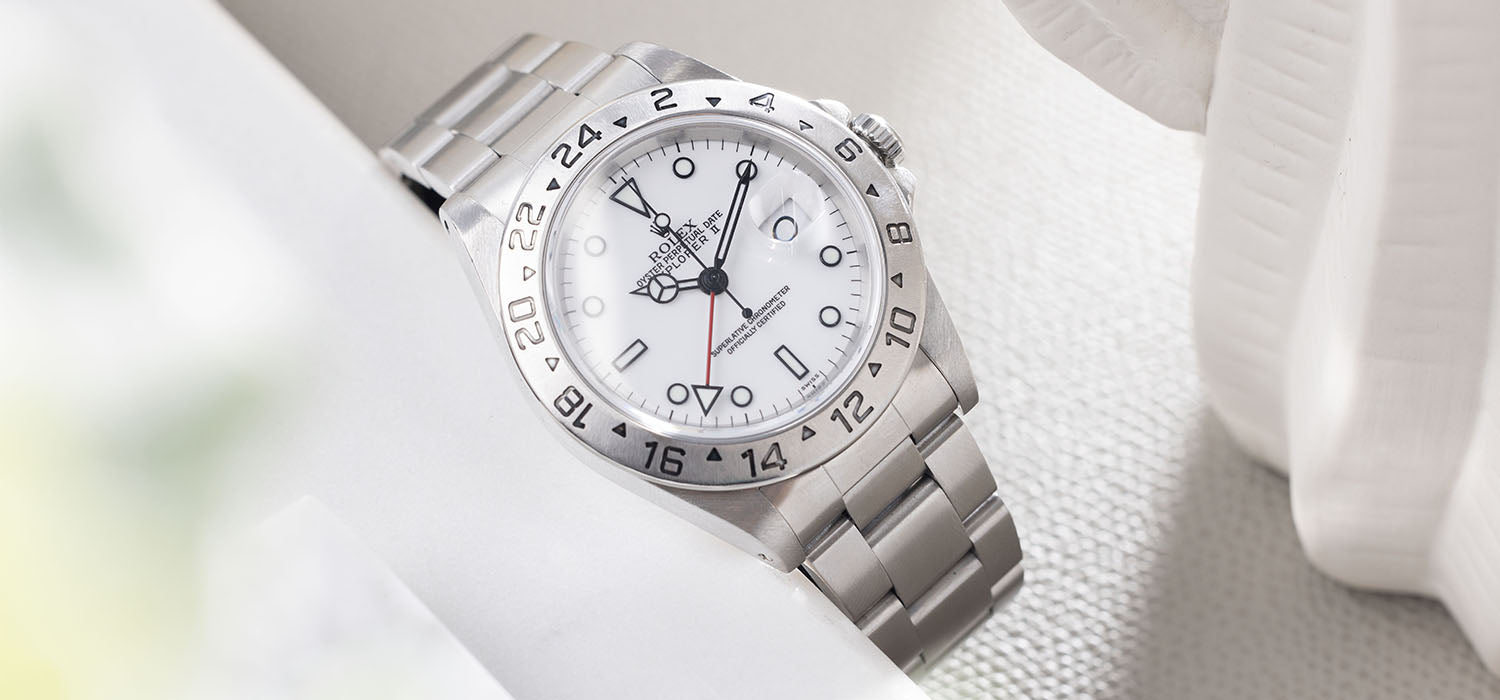 Rolex Explorer 2 16570 White Swiss-Only Dial