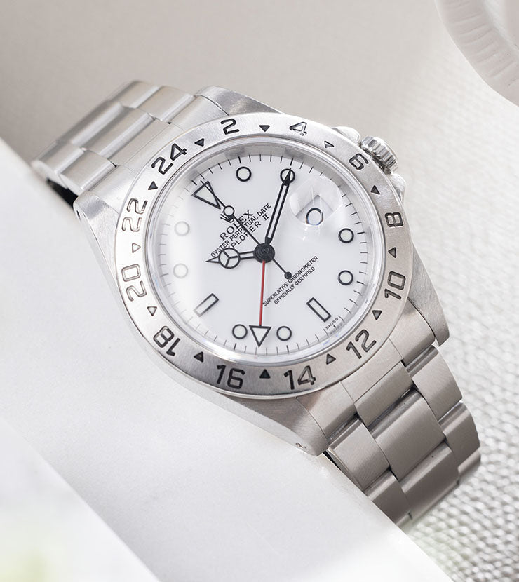 Rolex Explorer 2 16570 White Swiss-Only Dial