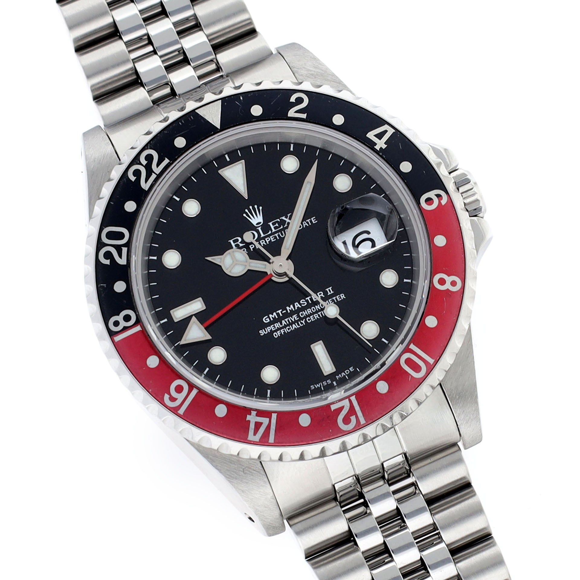 Rolex GMT-Master 2 16710 Faded Coke Bezel ‘Swiss Made’ Dial