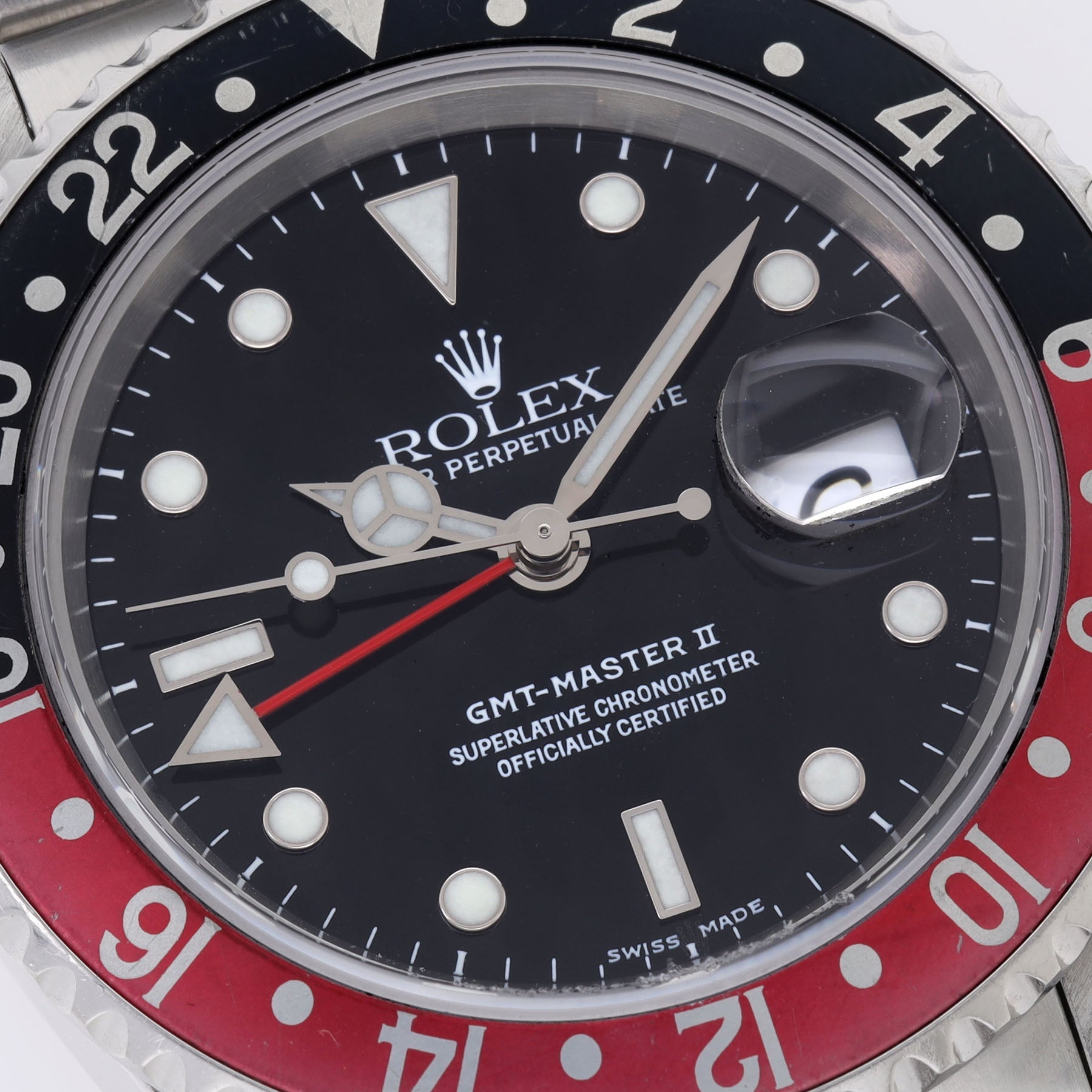 Rolex GMT-Master 2 16710 Faded Coke Bezel ‘Swiss Made’ Dial