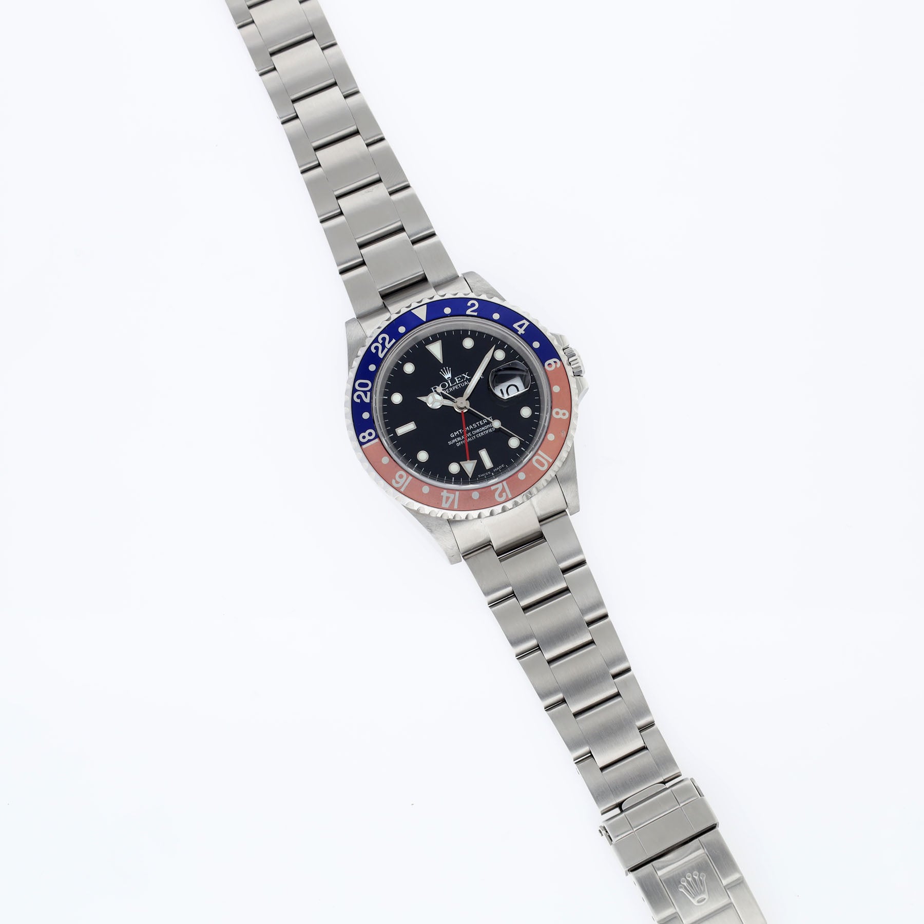 Rolex GMT-Master 2 16710 Pepsi Bezel ‘Swiss Made’ Dial