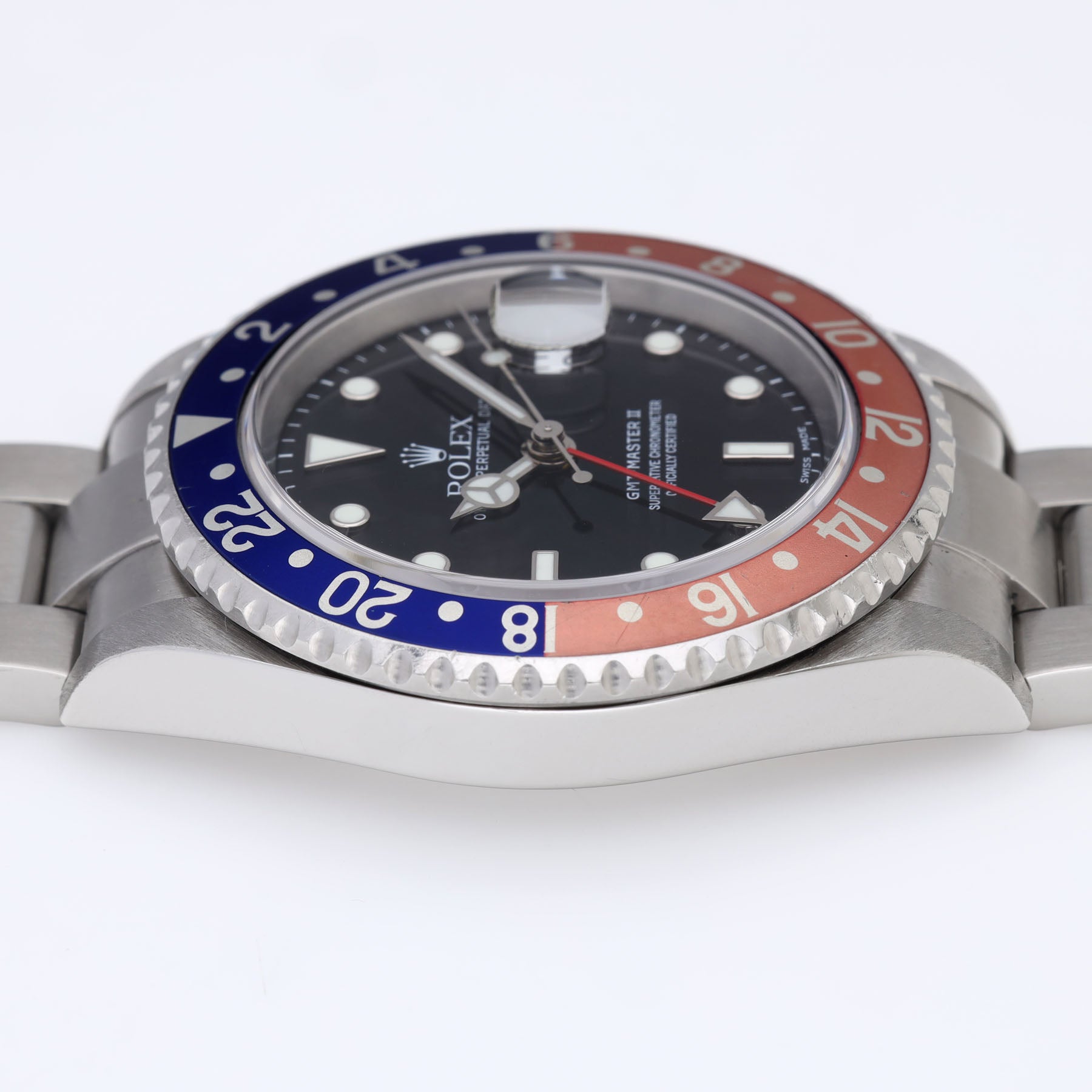 Rolex GMT-Master 2 16710 Pepsi Bezel ‘Swiss Made’ Dial