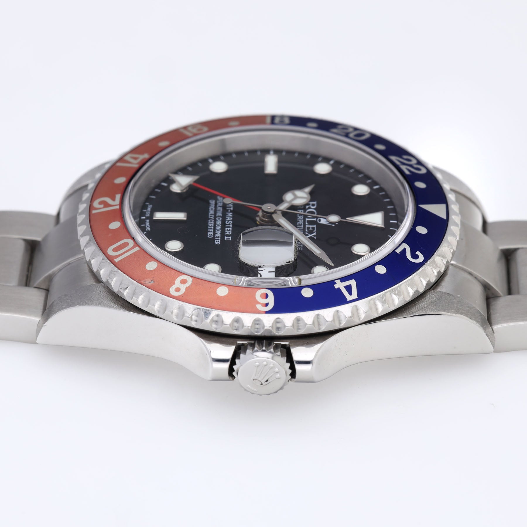 Rolex GMT-Master 2 16710 Pepsi Bezel ‘Swiss Made’ Dial