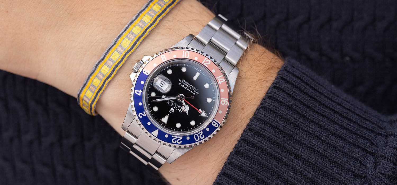 Rolex GMT-Master 2 16710 Pepsi Bezel ‘Swiss Made’ Dial