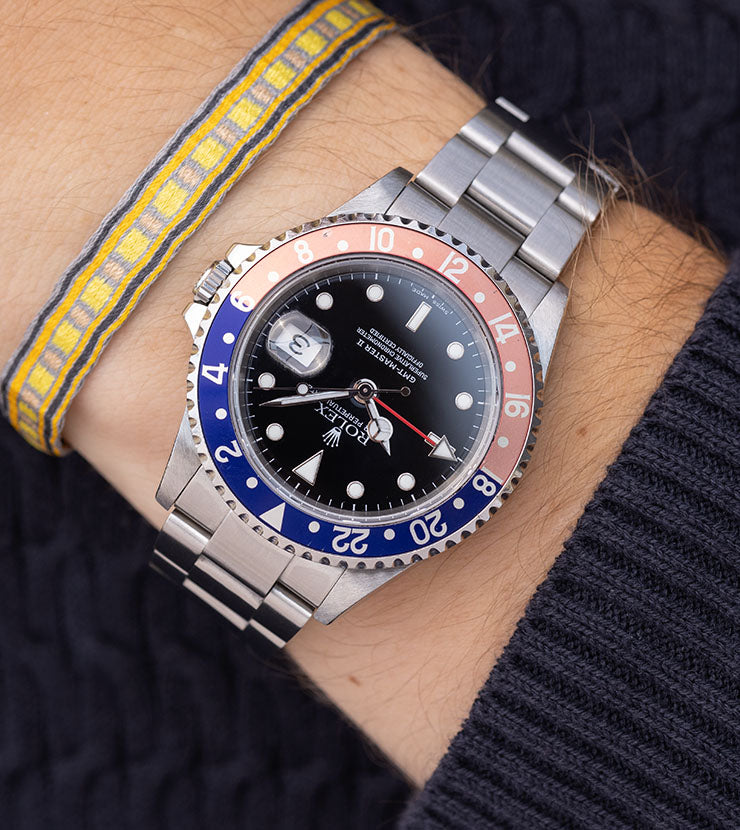 Rolex GMT-Master 2 16710 Pepsi Bezel ‘Swiss Made’ Dial