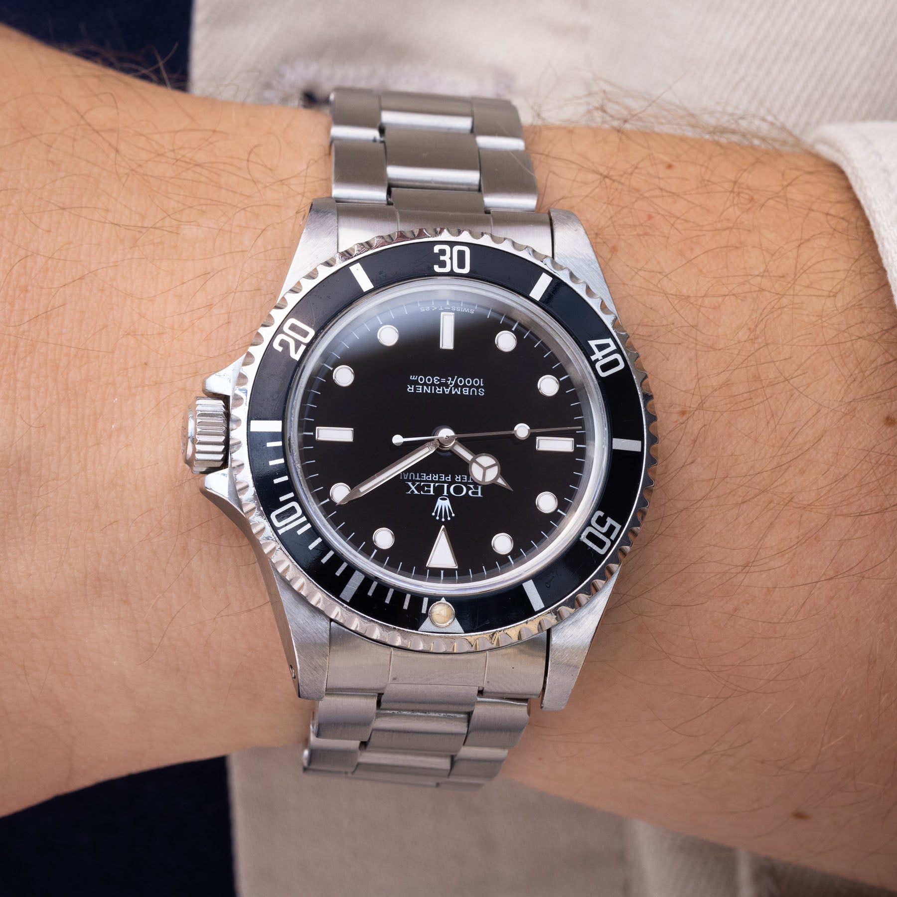 Rolex Submariner 14060 Two-Line Tritium Dial